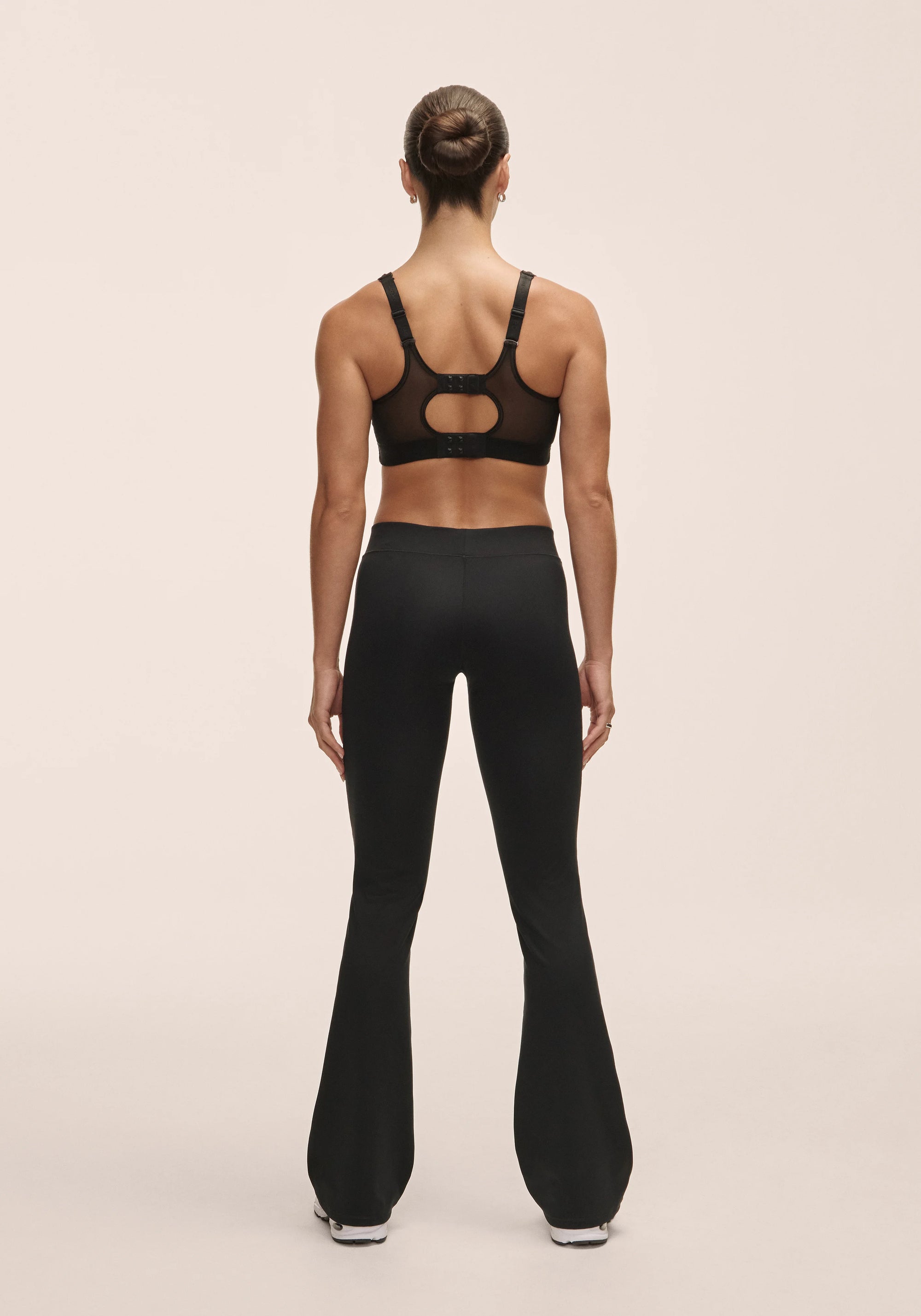 Flare Low Waist Pant - Black