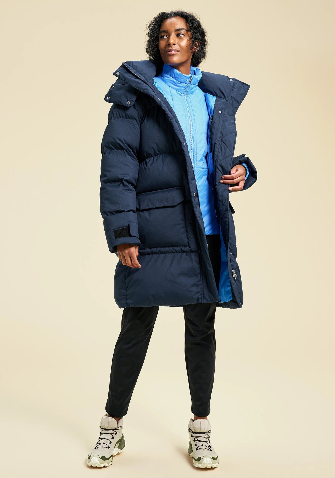 Wear Forever Puffer Coat - Core Blue