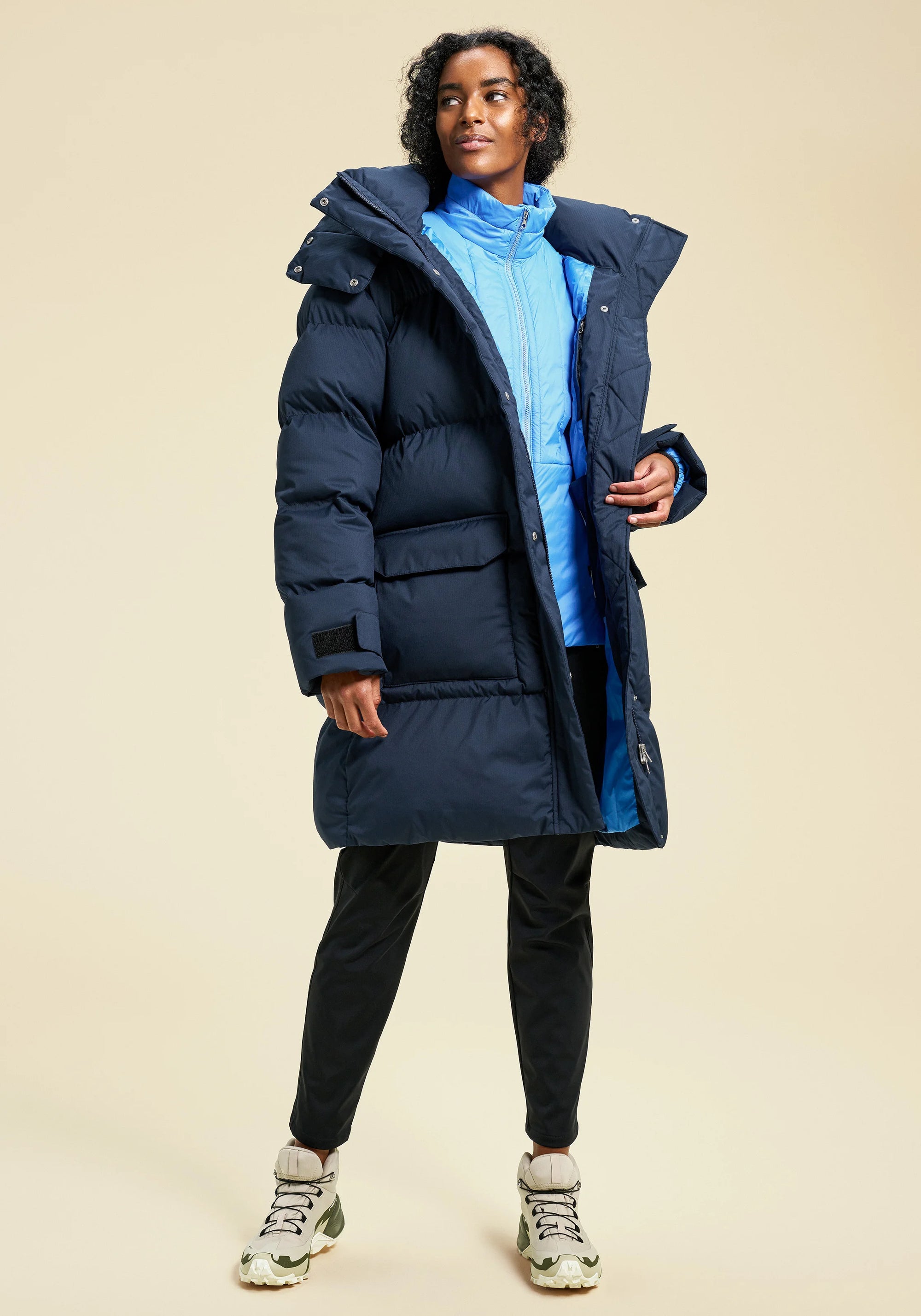 Wear Forever Puffer Coat - Core Blue