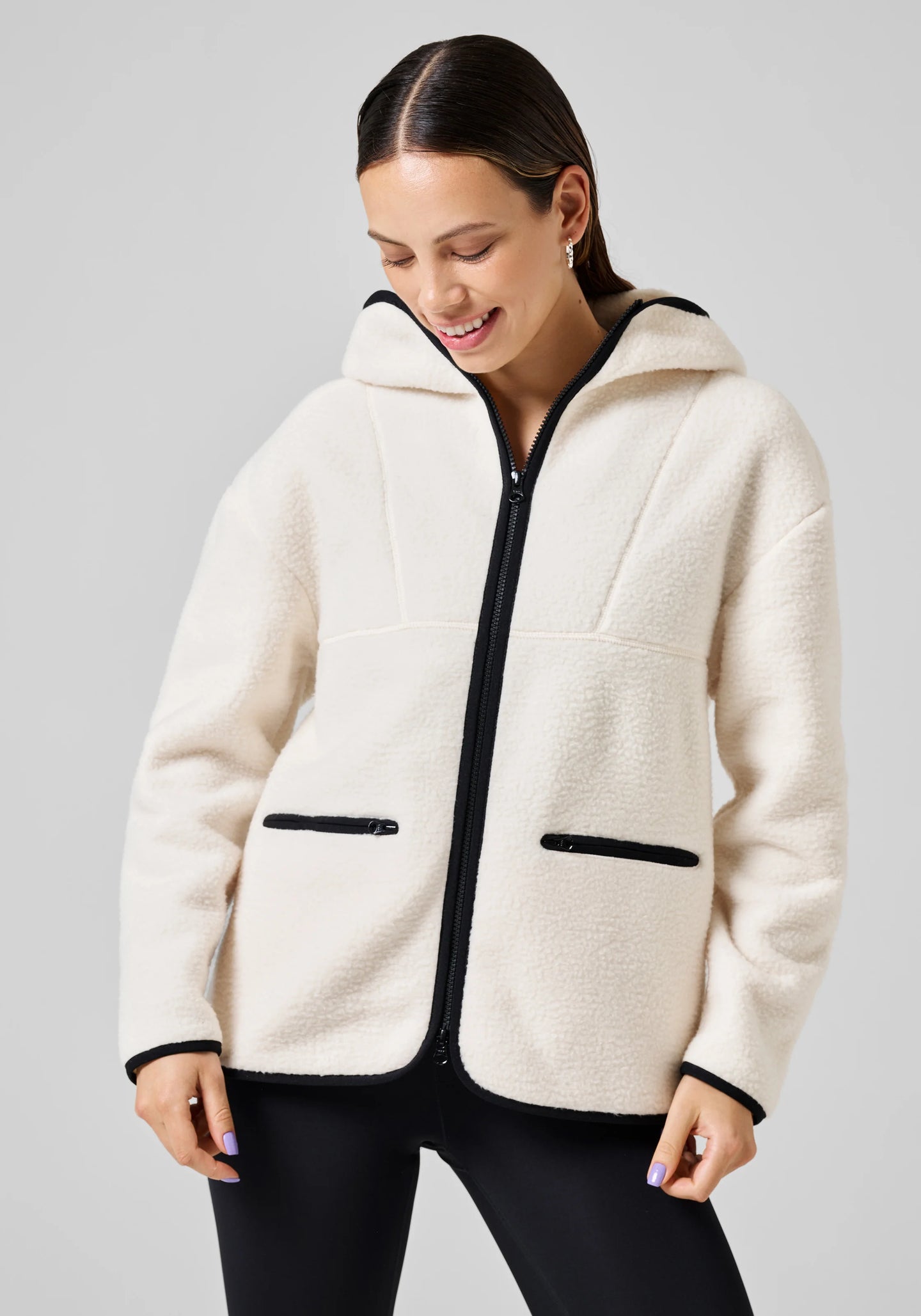 Pile Jacket Off white