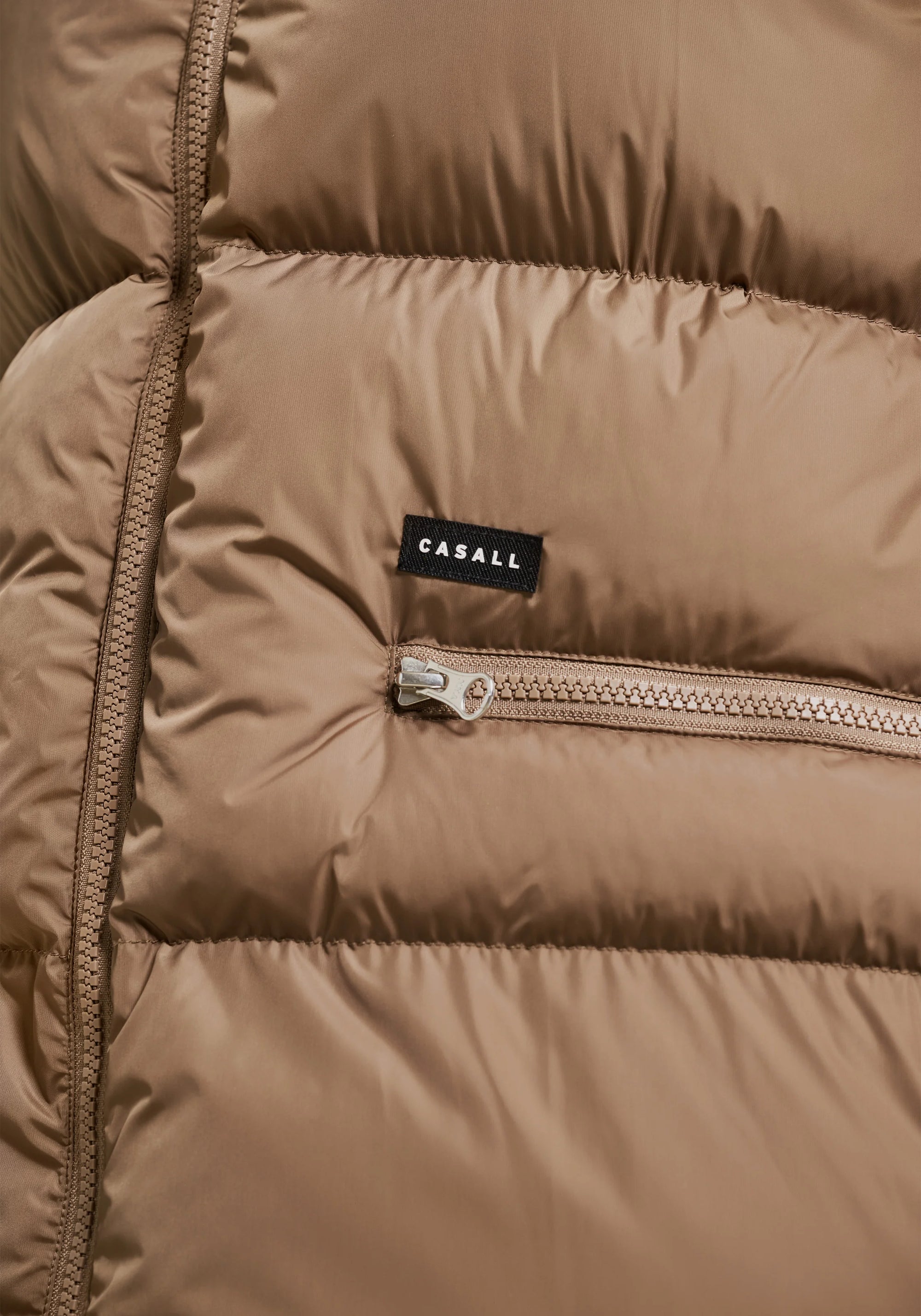 Hero Puffer Jacket - Taupe Brown