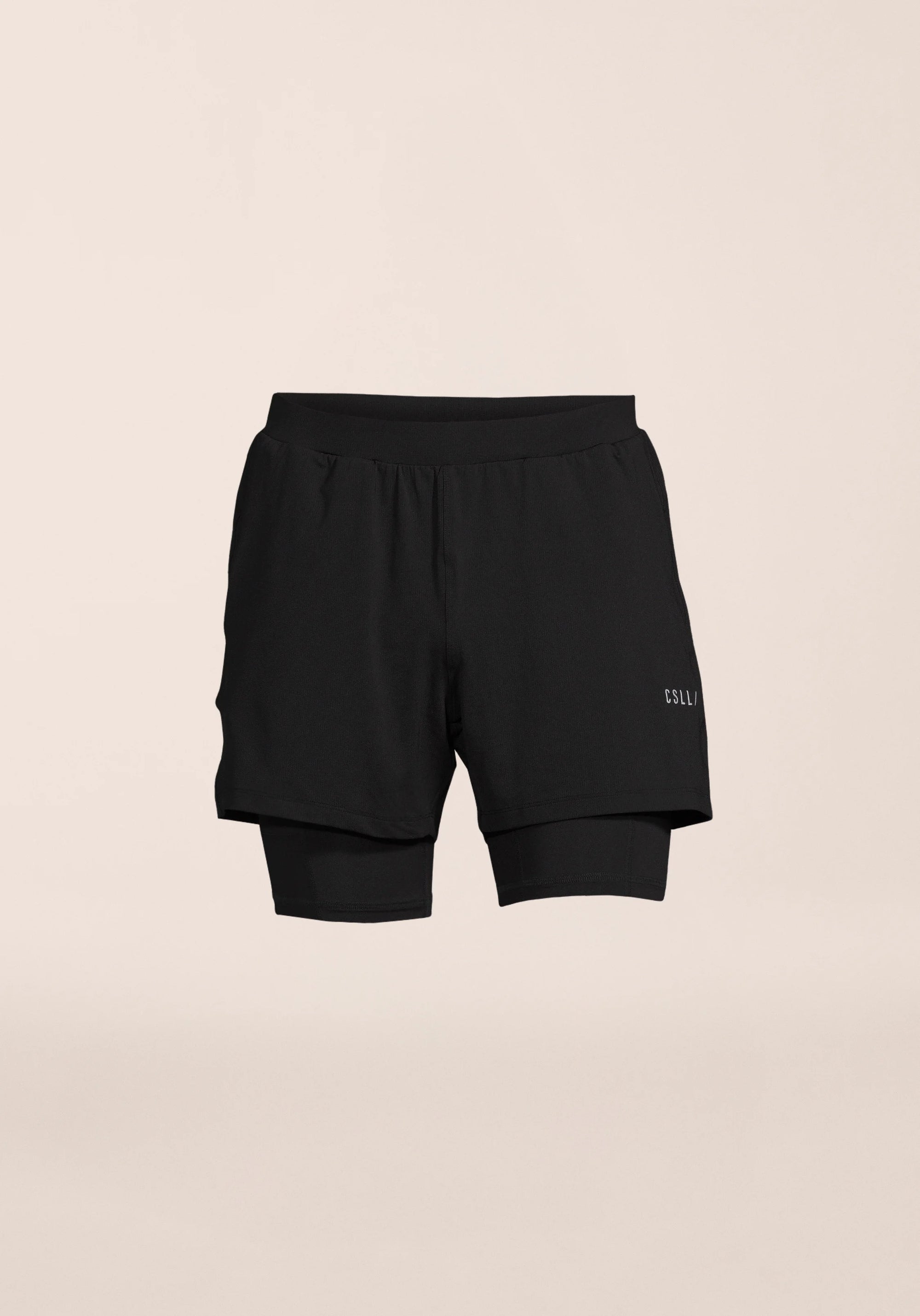 M Double Layer Shorts - Black