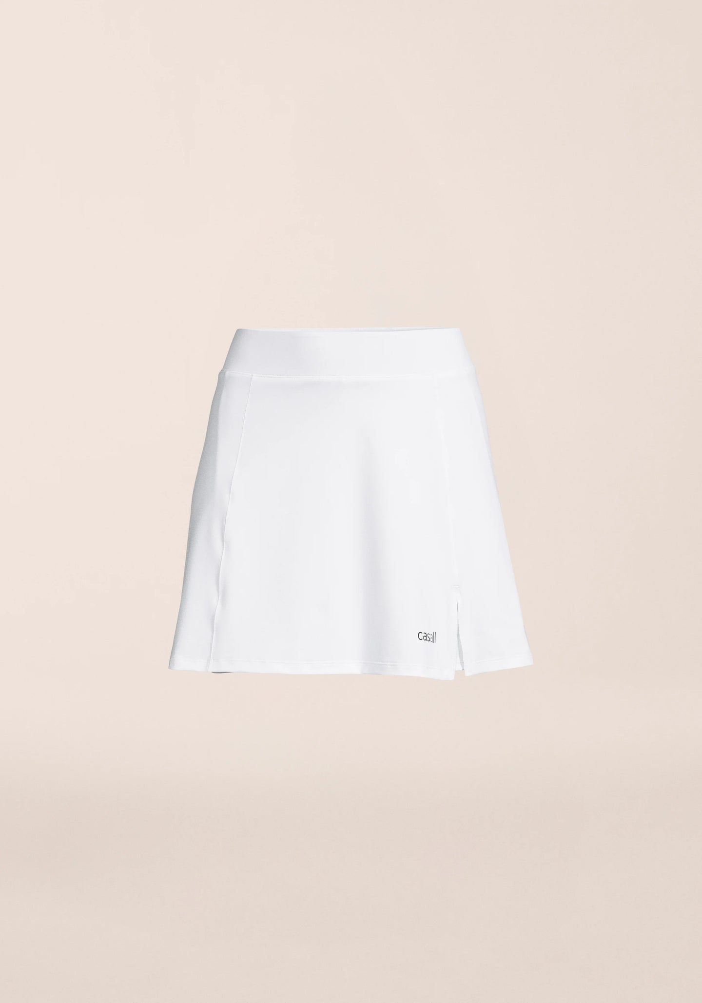 Court Slit Skirt - White