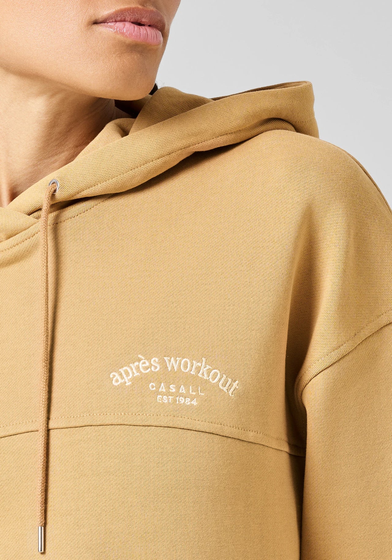Terry Relaxed Spring Hoodie - Sugar Brown