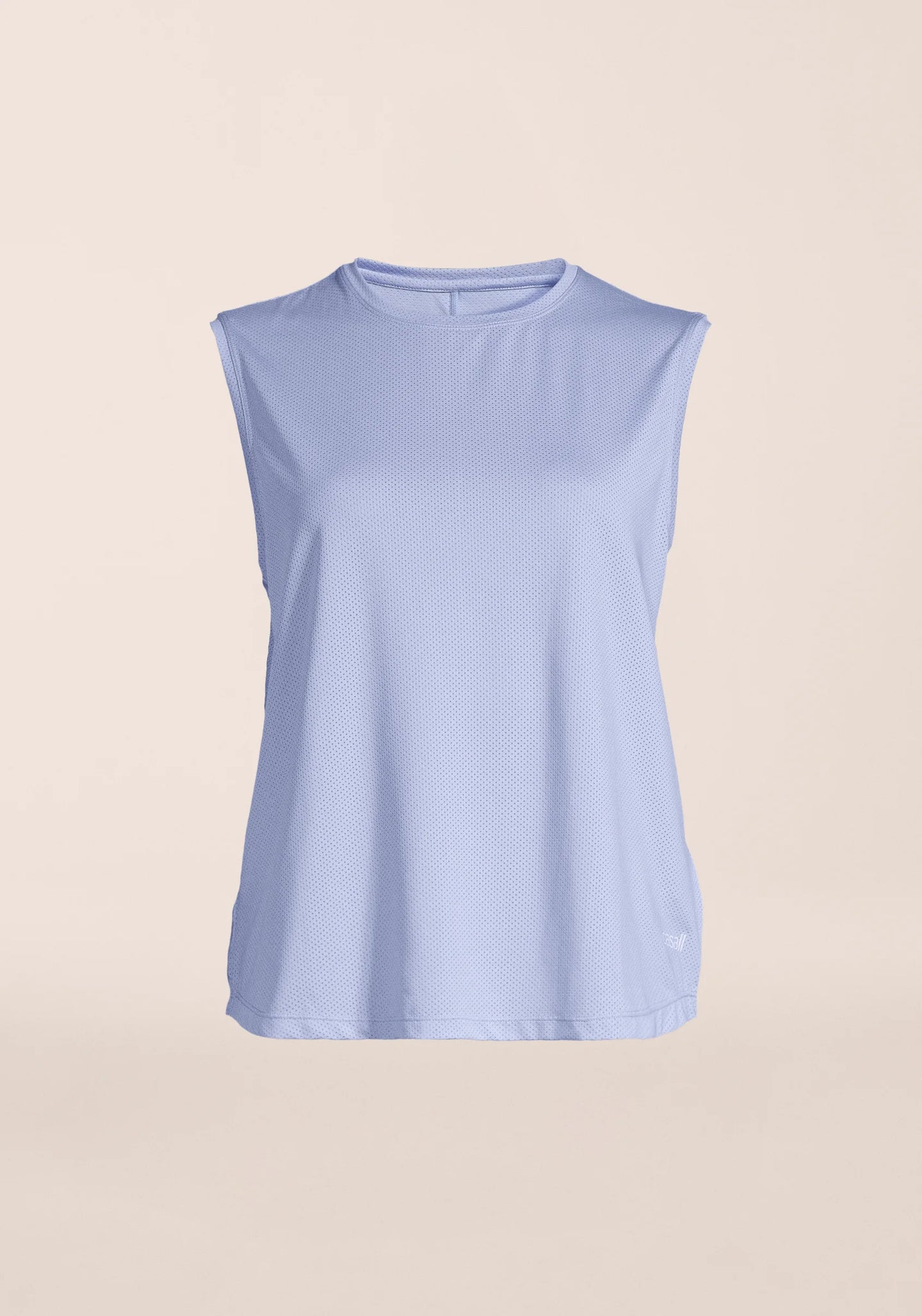 Laser Mesh Muscle Tank - Blueberry Mist