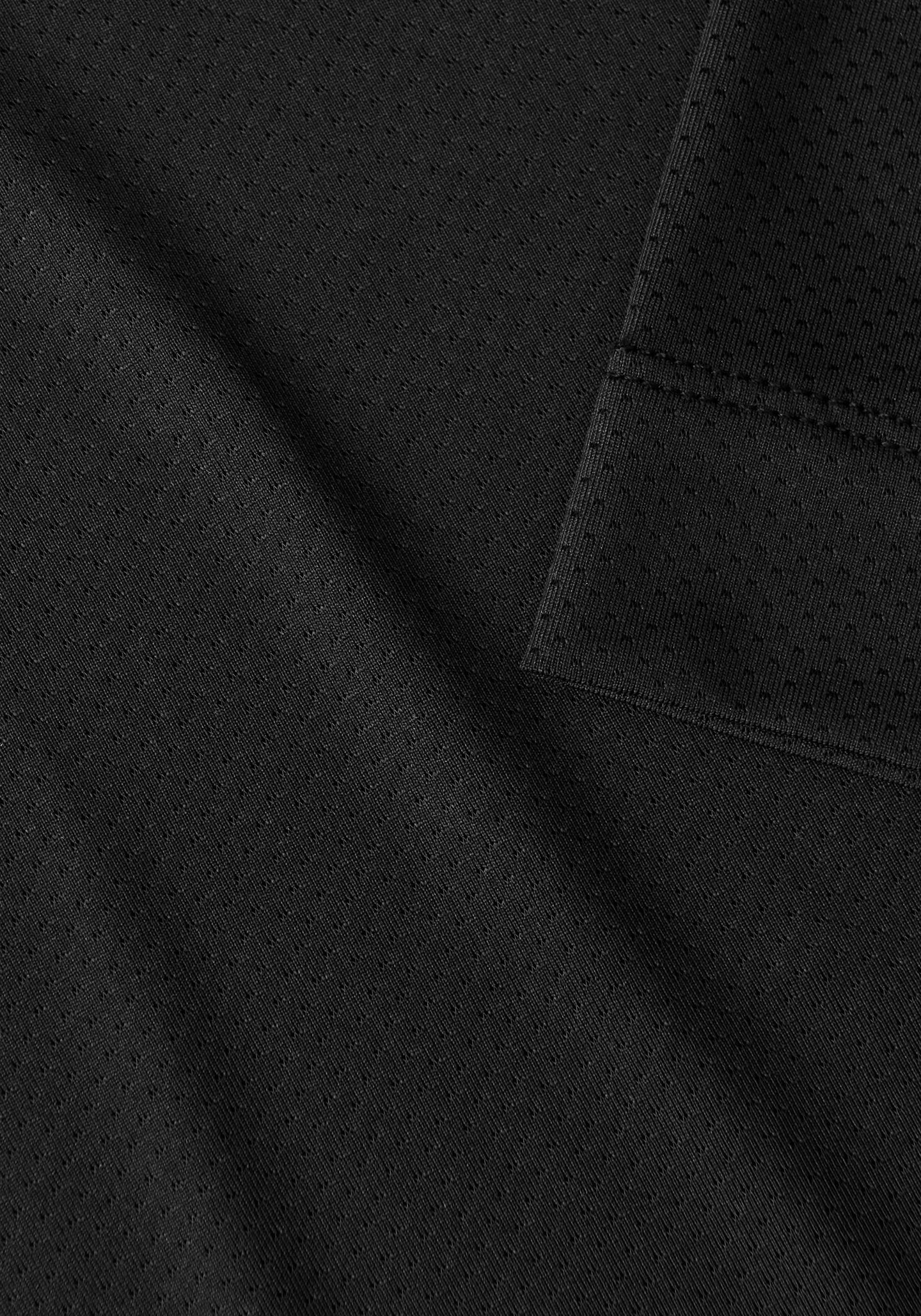 Laser Mesh Muscle Tank - Black