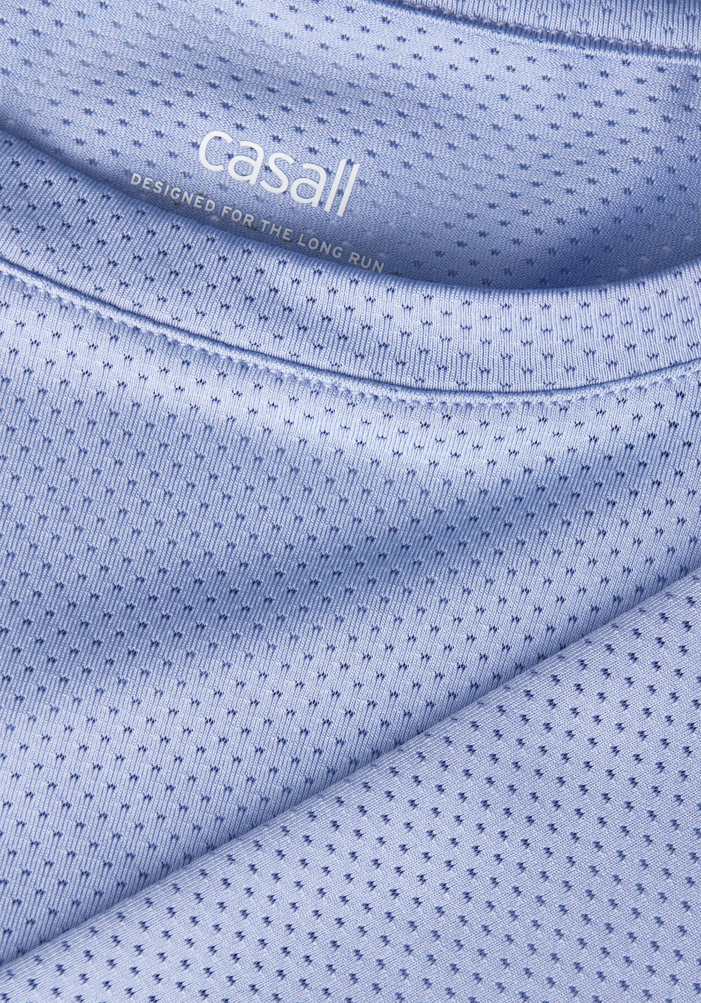 Laser Mesh Crop Top - Blueberry Mist