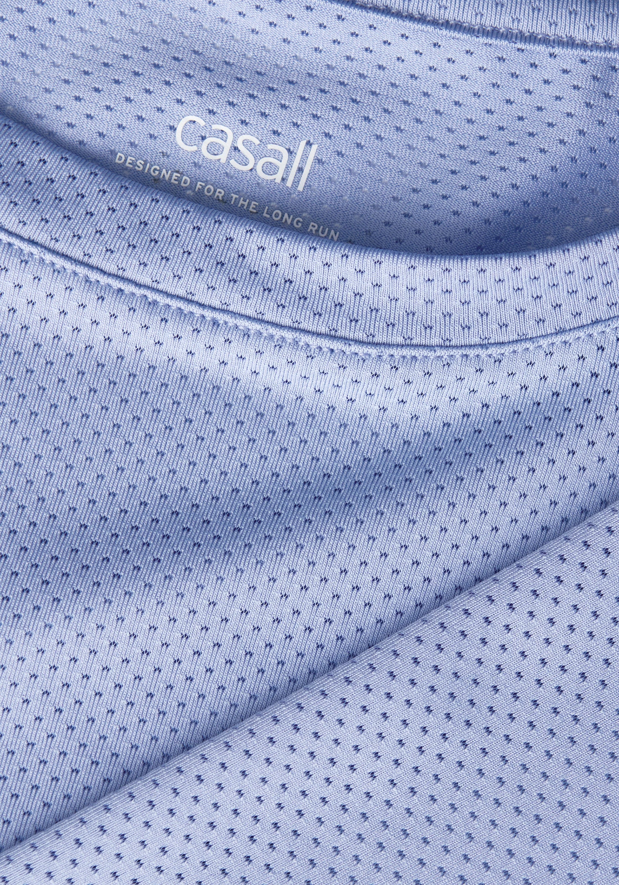 Laser Mesh Crop Top - Blueberry Mist