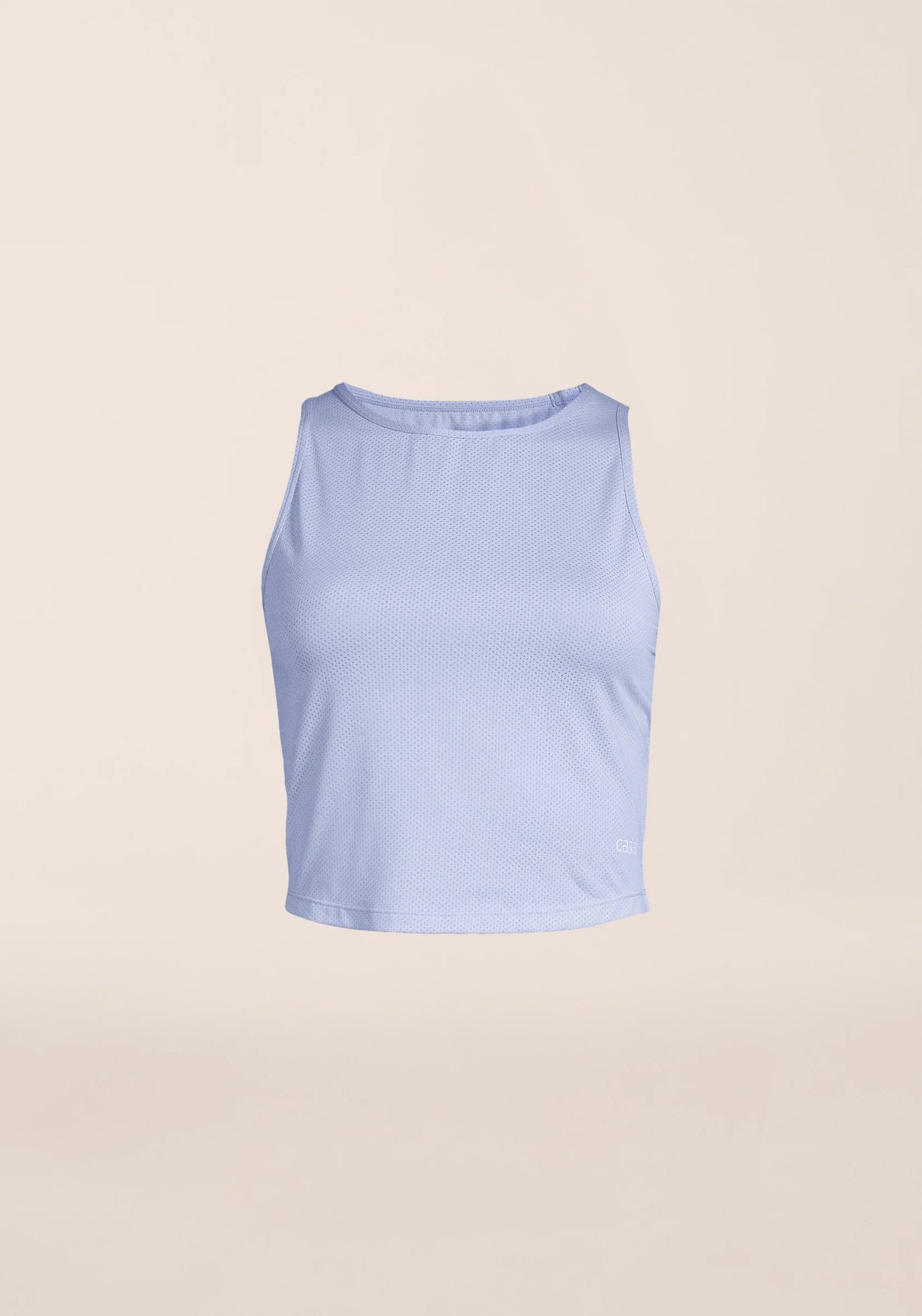 Laser Mesh Crop Top - Blueberry Mist