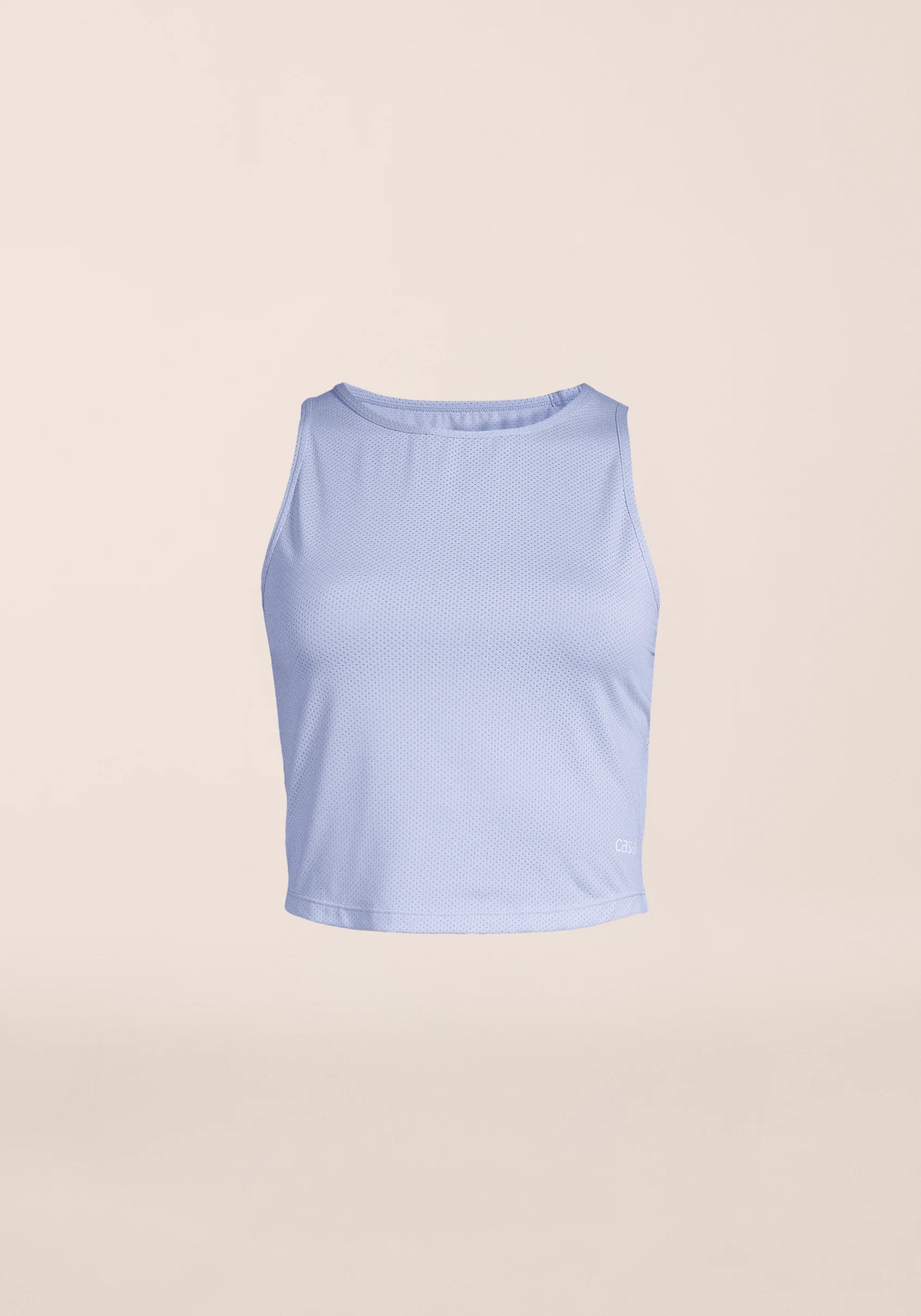 Laser Mesh Crop Top - Blueberry Mist