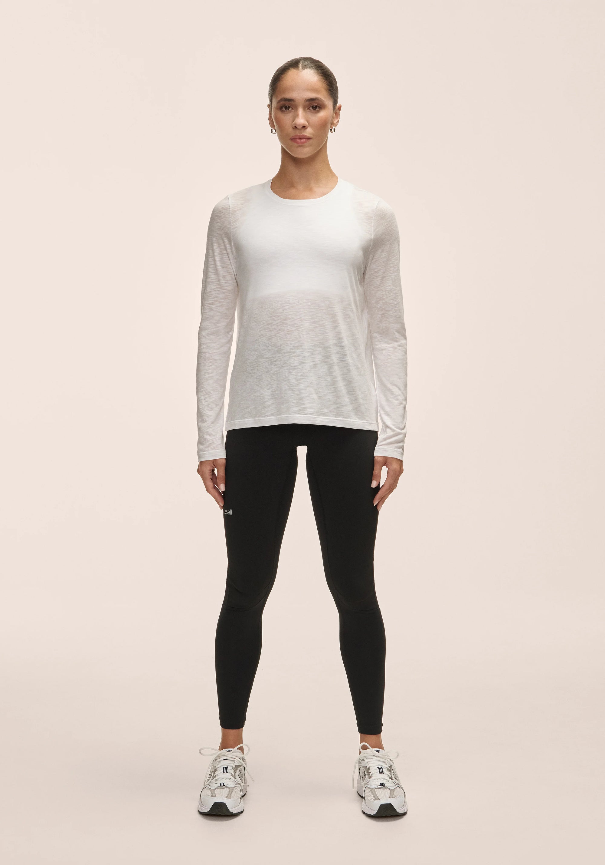 Soft Texture Long Sleeve - White