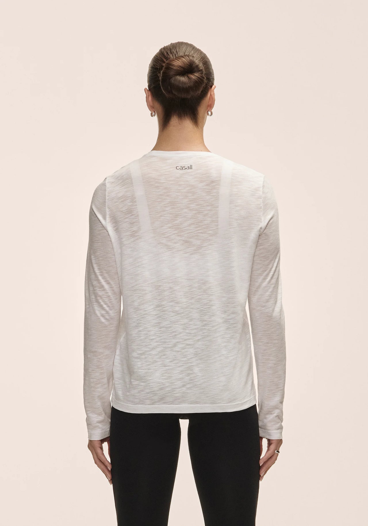 Soft Texture Long Sleeve - White