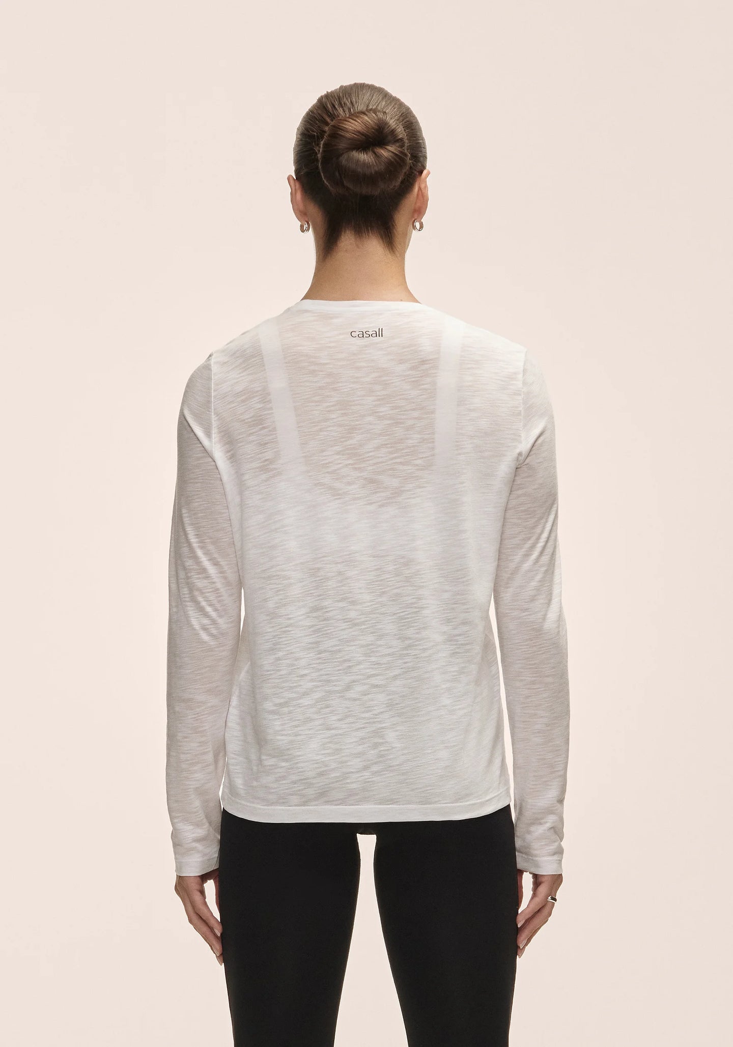 Soft Texture Long Sleeve - White