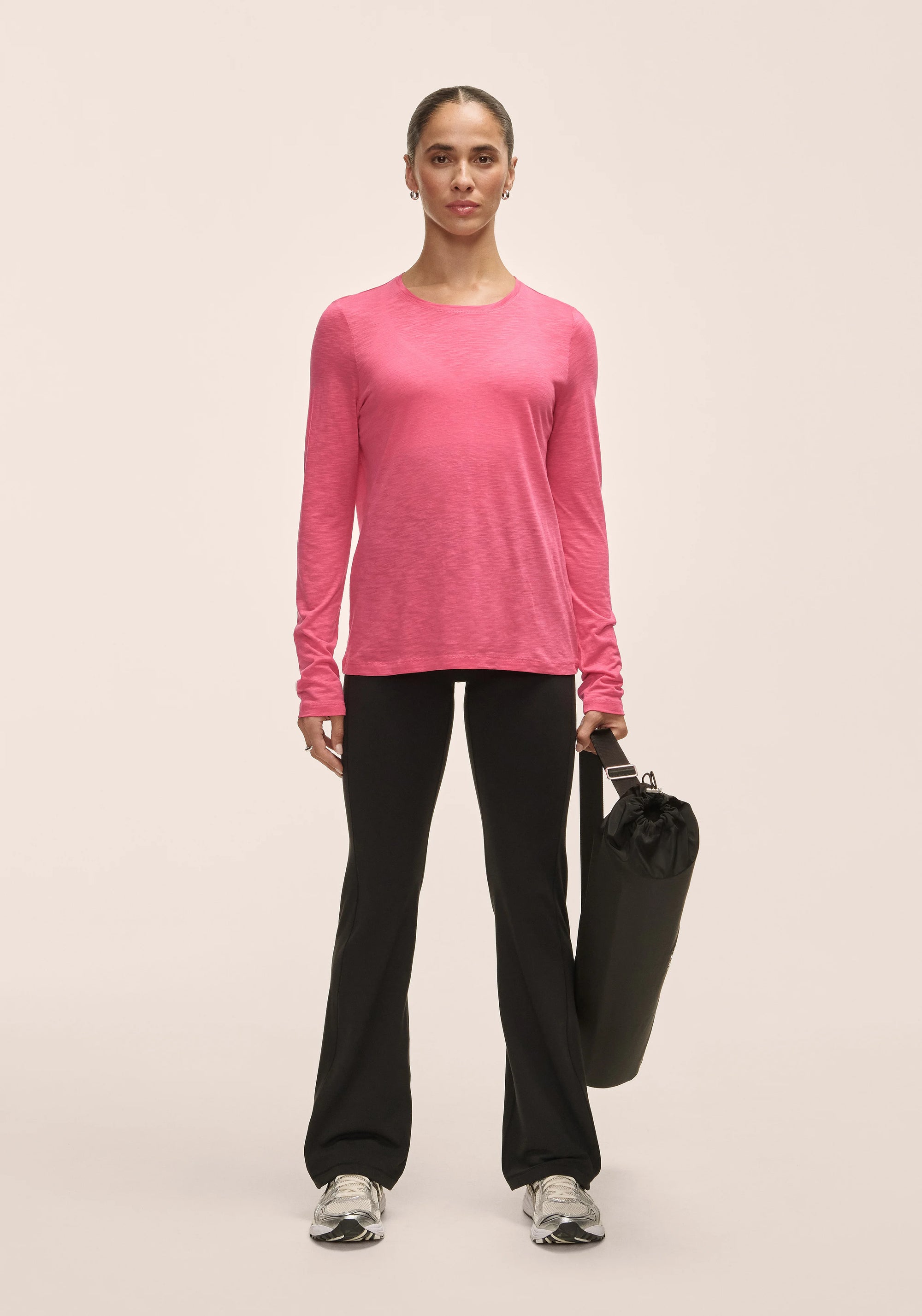 Soft Texture Long Sleeve - Ruby Blush