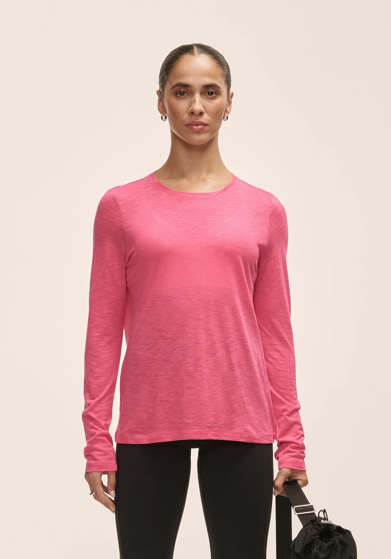 Soft Texture Long Sleeve - Ruby Blush