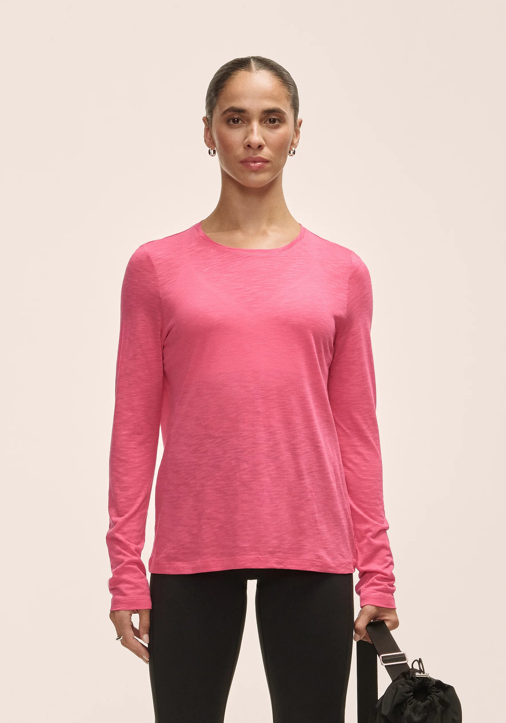 Soft Texture Long Sleeve - Ruby Blush