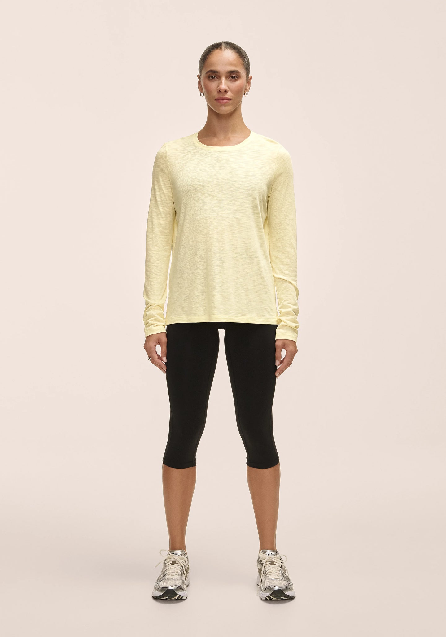 Soft Texture Long Sleeve - Yellow Steam