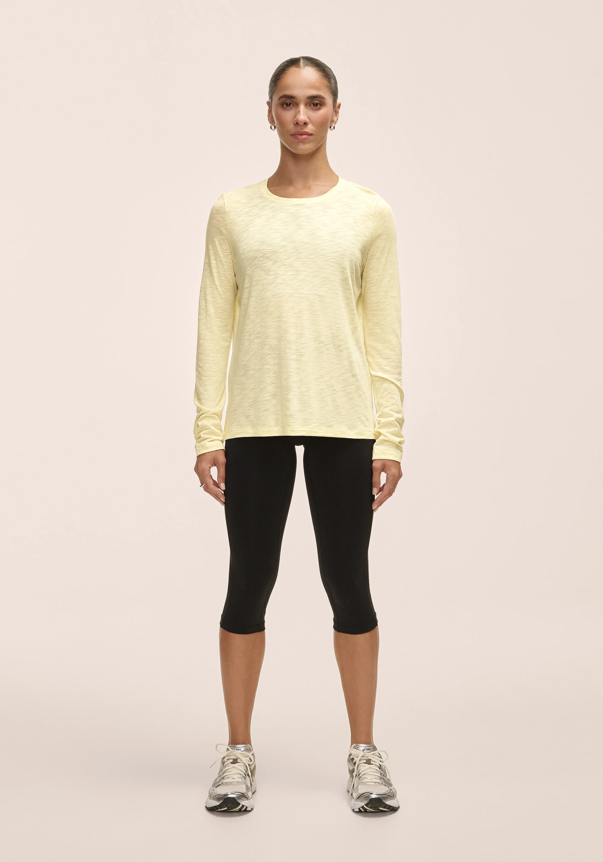 Soft Texture Long Sleeve - Yellow Steam