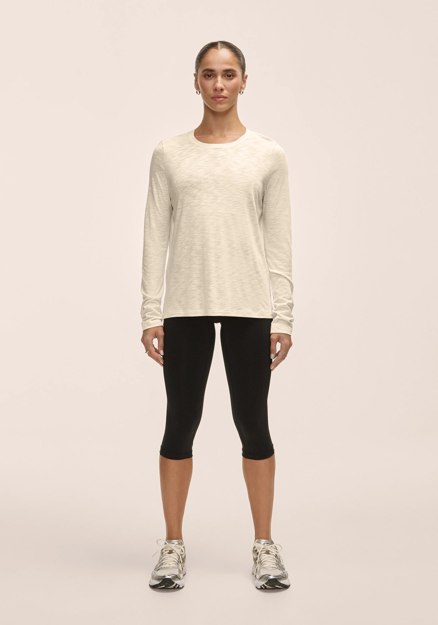 Soft Texture Long Sleeve - Ecru