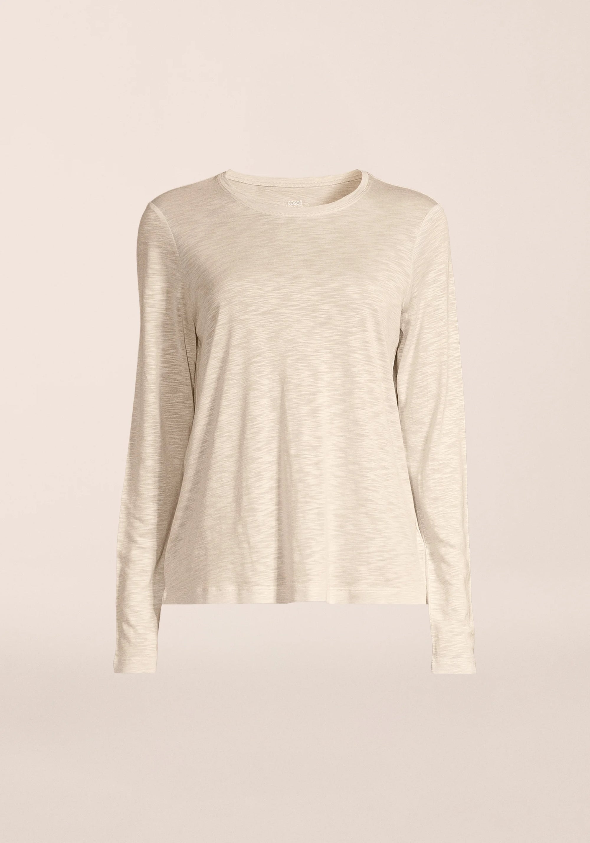 Soft Texture Long Sleeve - Ecru
