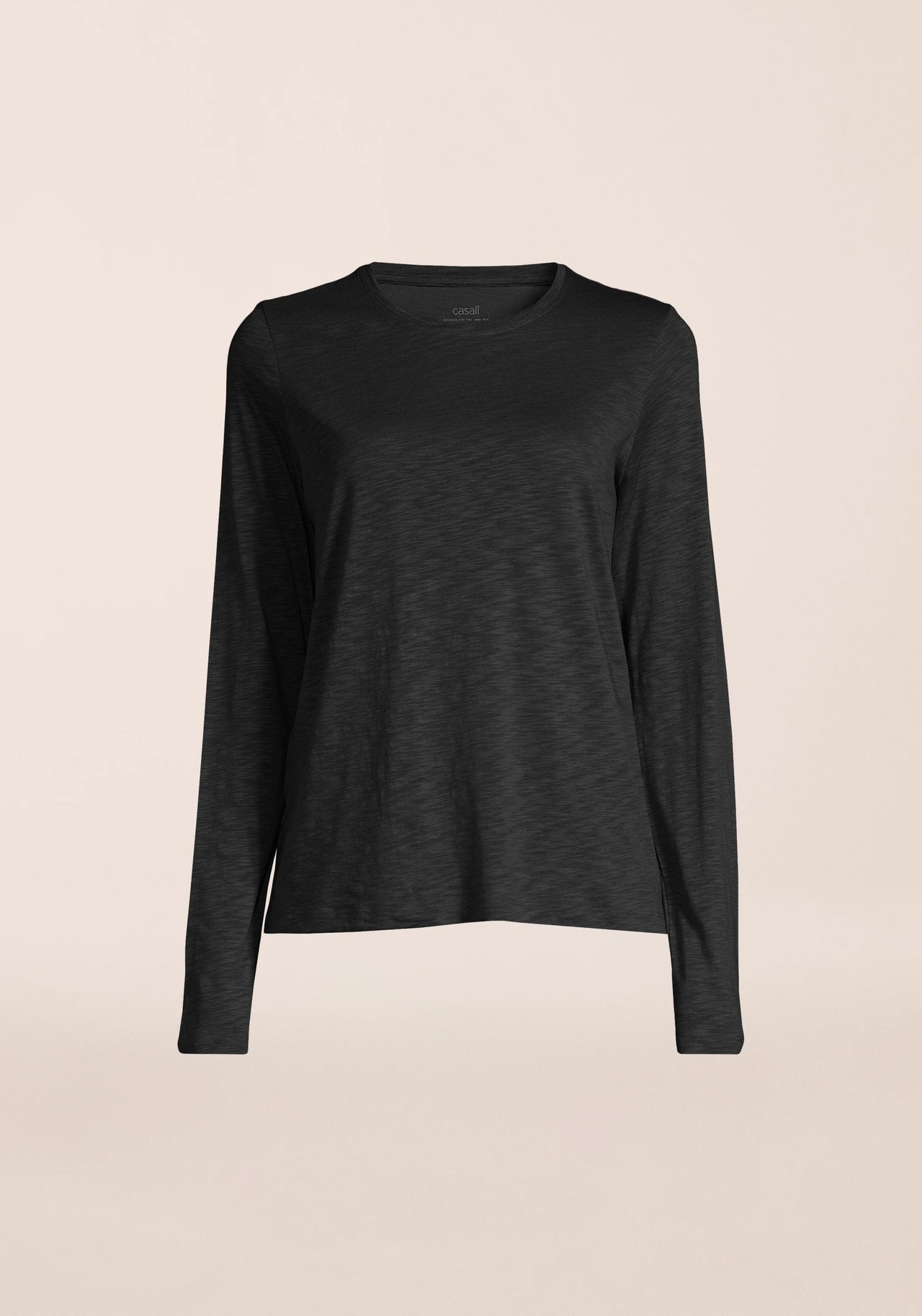 Soft Texture Long Sleeve - Black