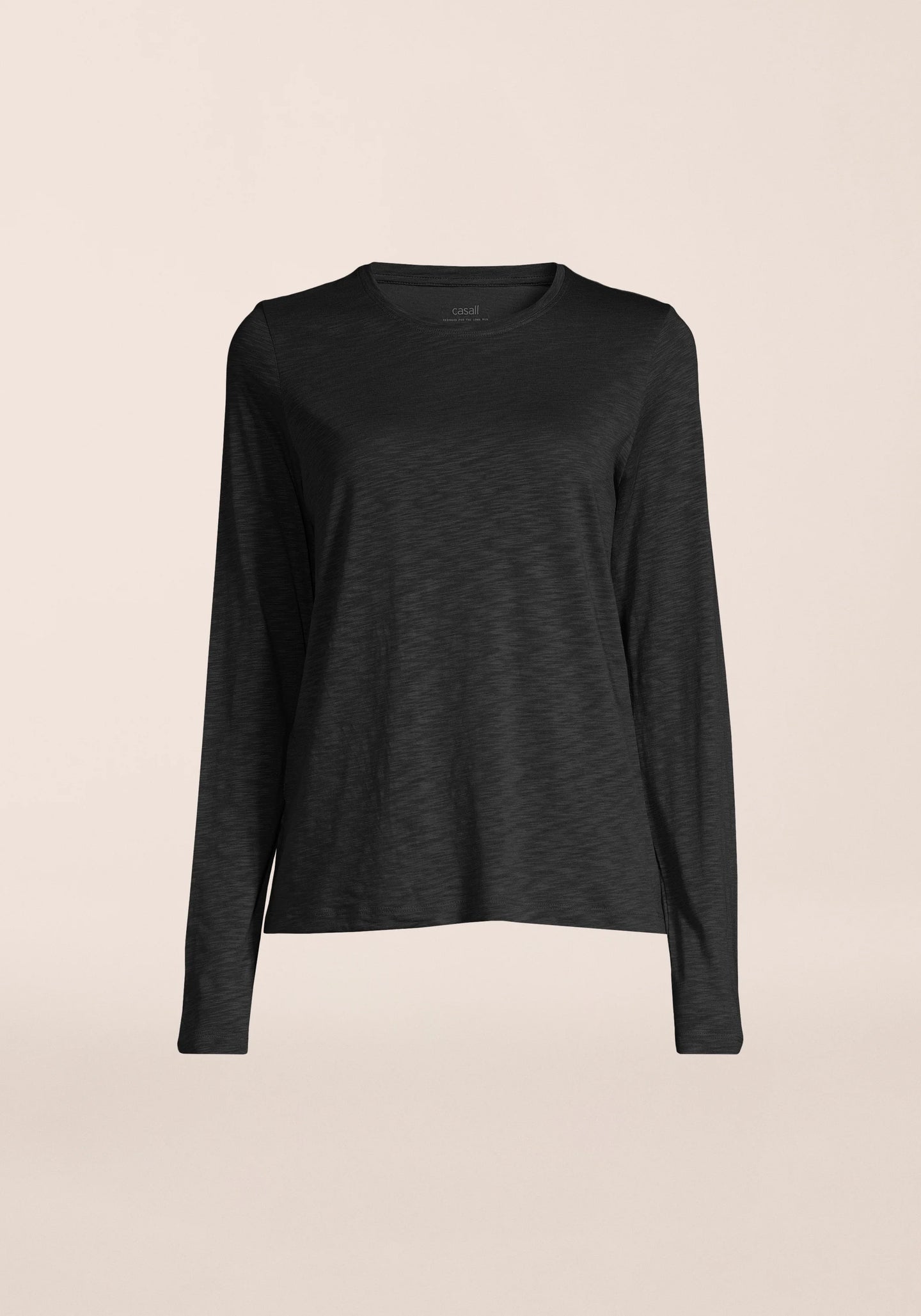 Soft Texture Long Sleeve - Black