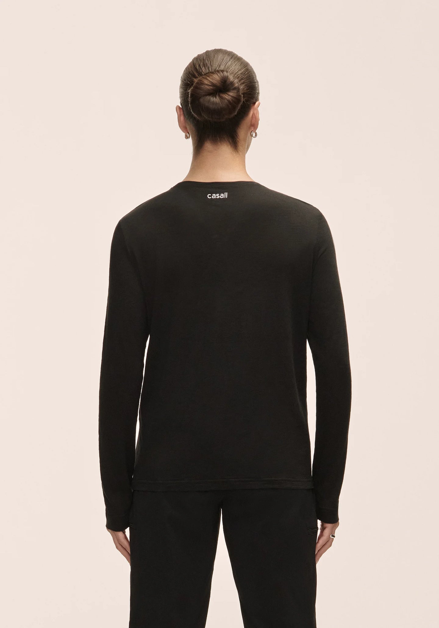 Soft Texture Long Sleeve - Black