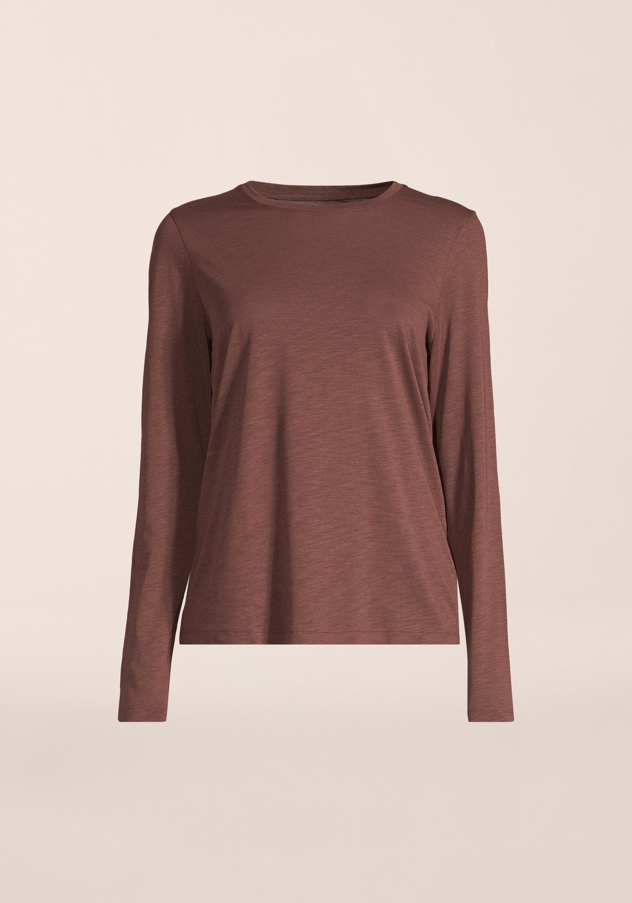 Soft Texture Long Sleeve - Dark Brown