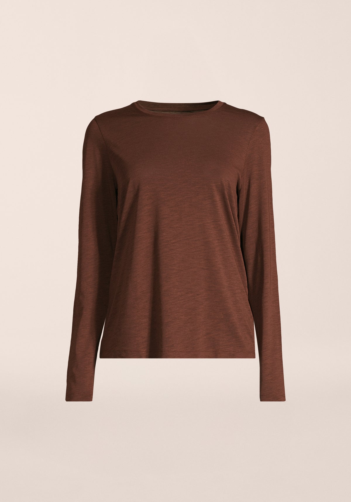 Soft Texture Long Sleeve - Dark Brown