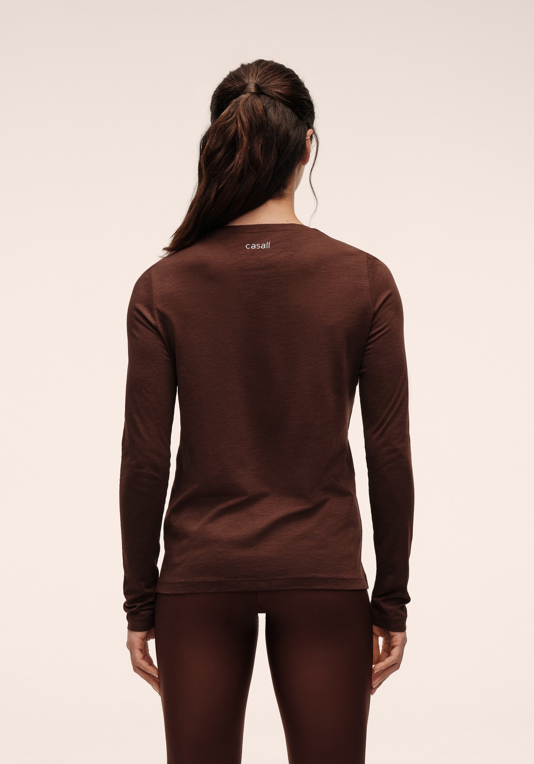 Soft Texture Long Sleeve - Dark Brown