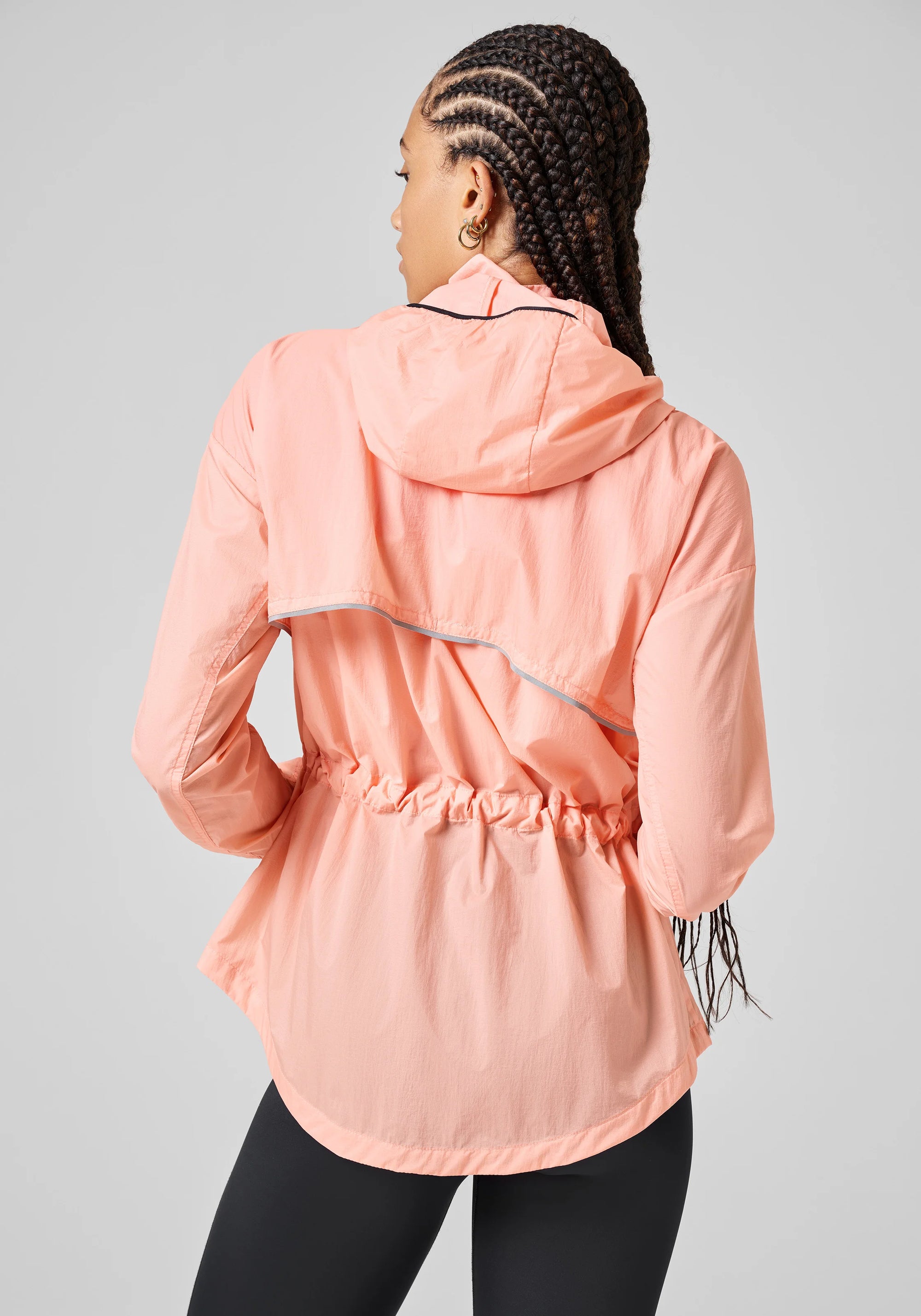 Light Windbreaker Jacket - Peach