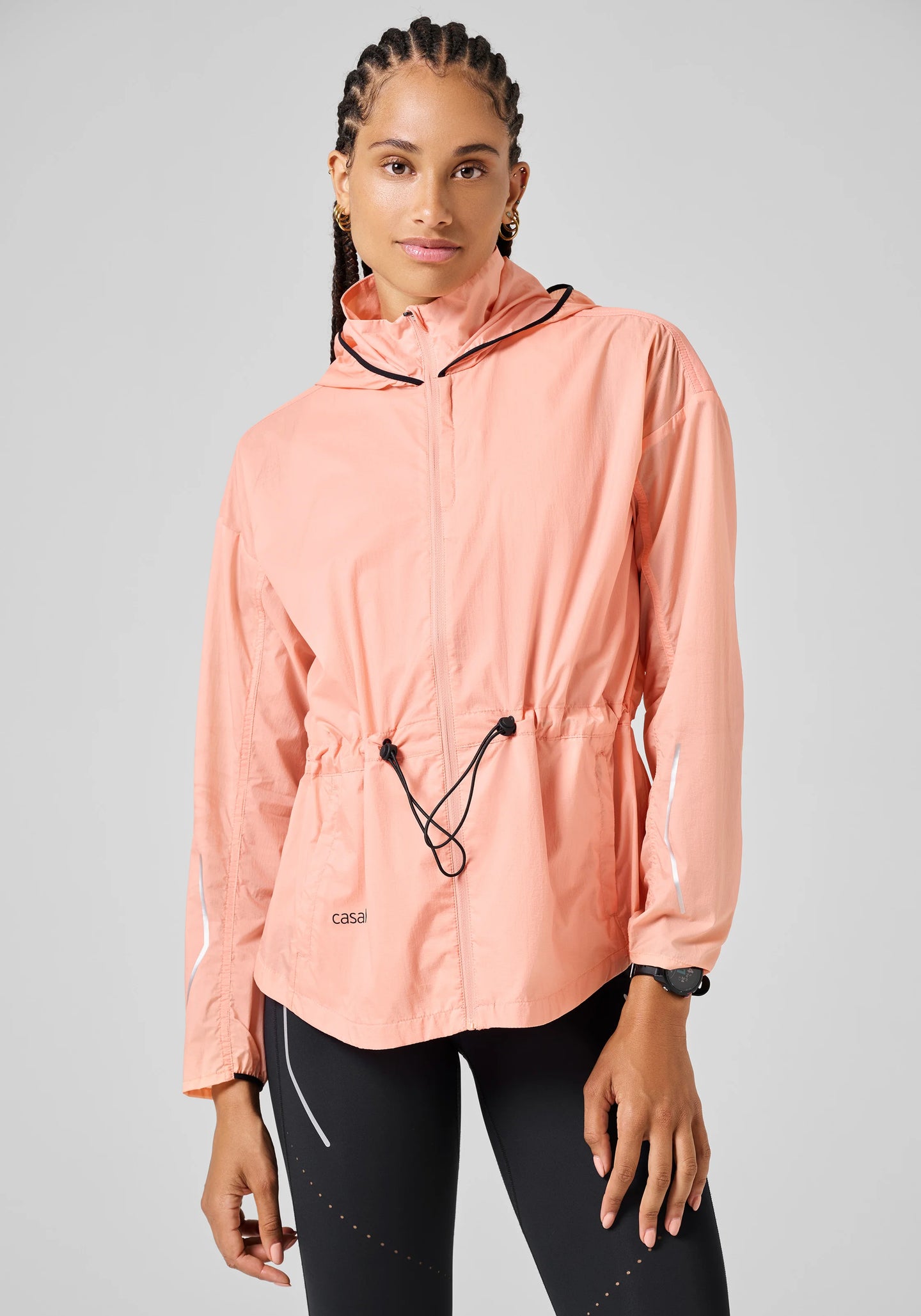 Light Windbreaker Jacket Peach