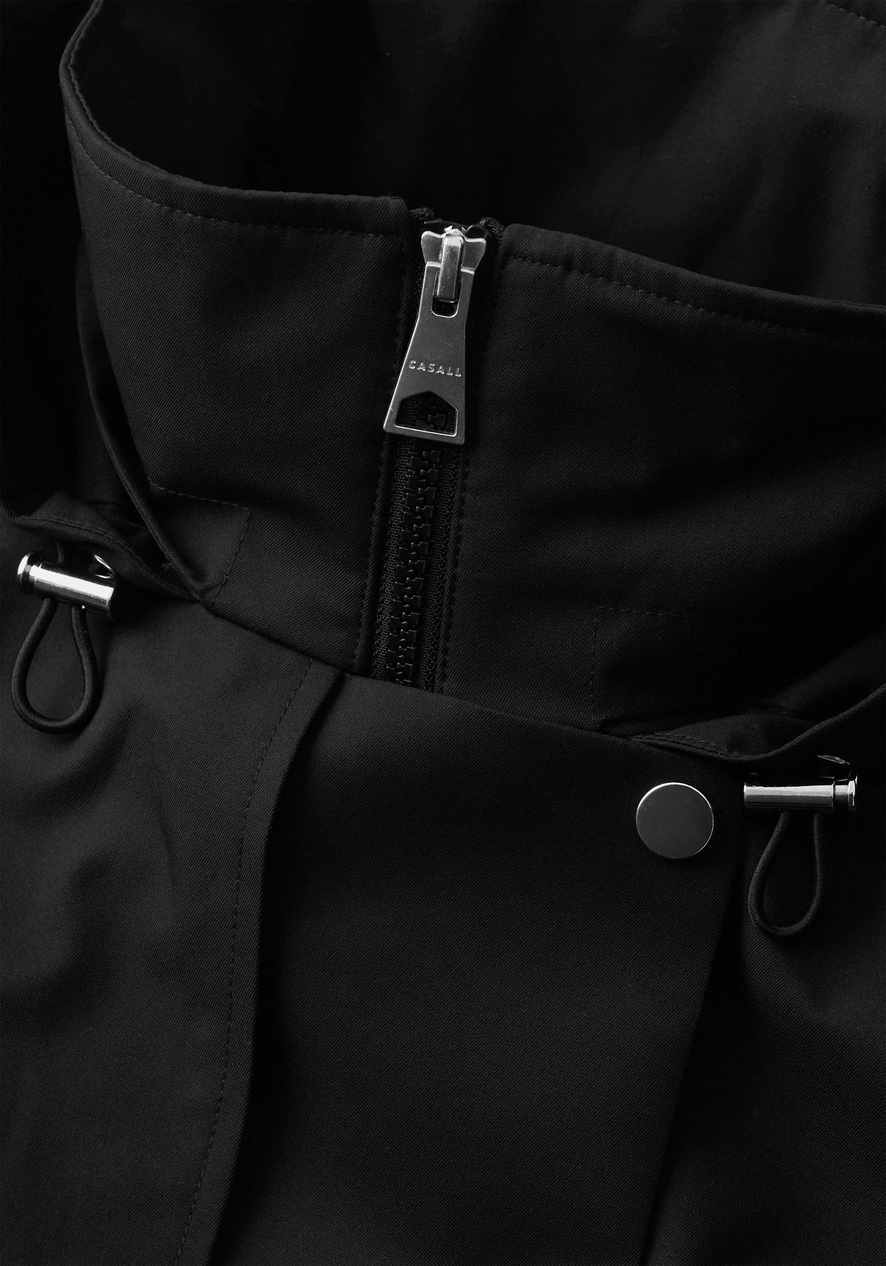 Scandi Trench Rain Coat - Black