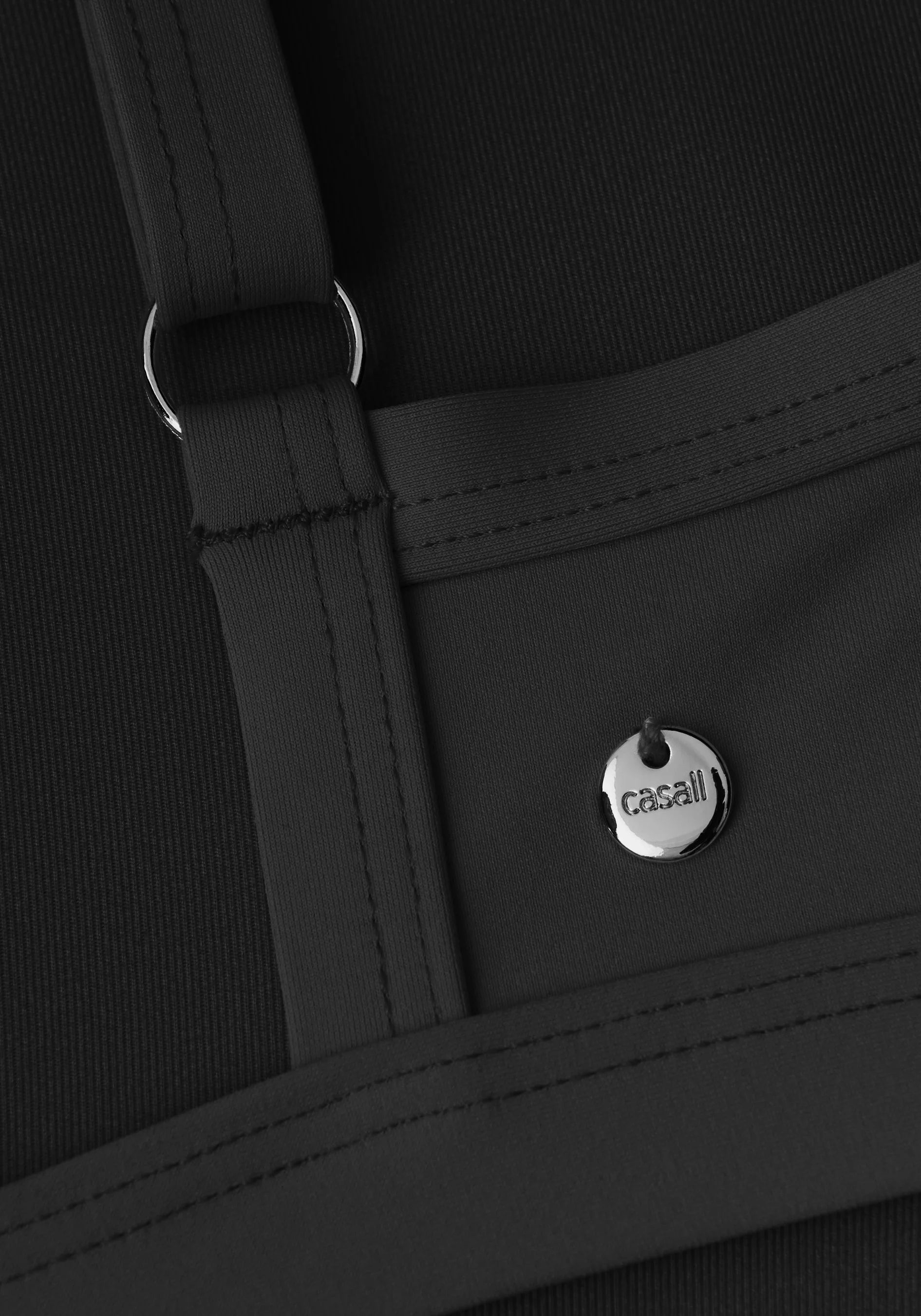 Overlap Bikini Top - Black