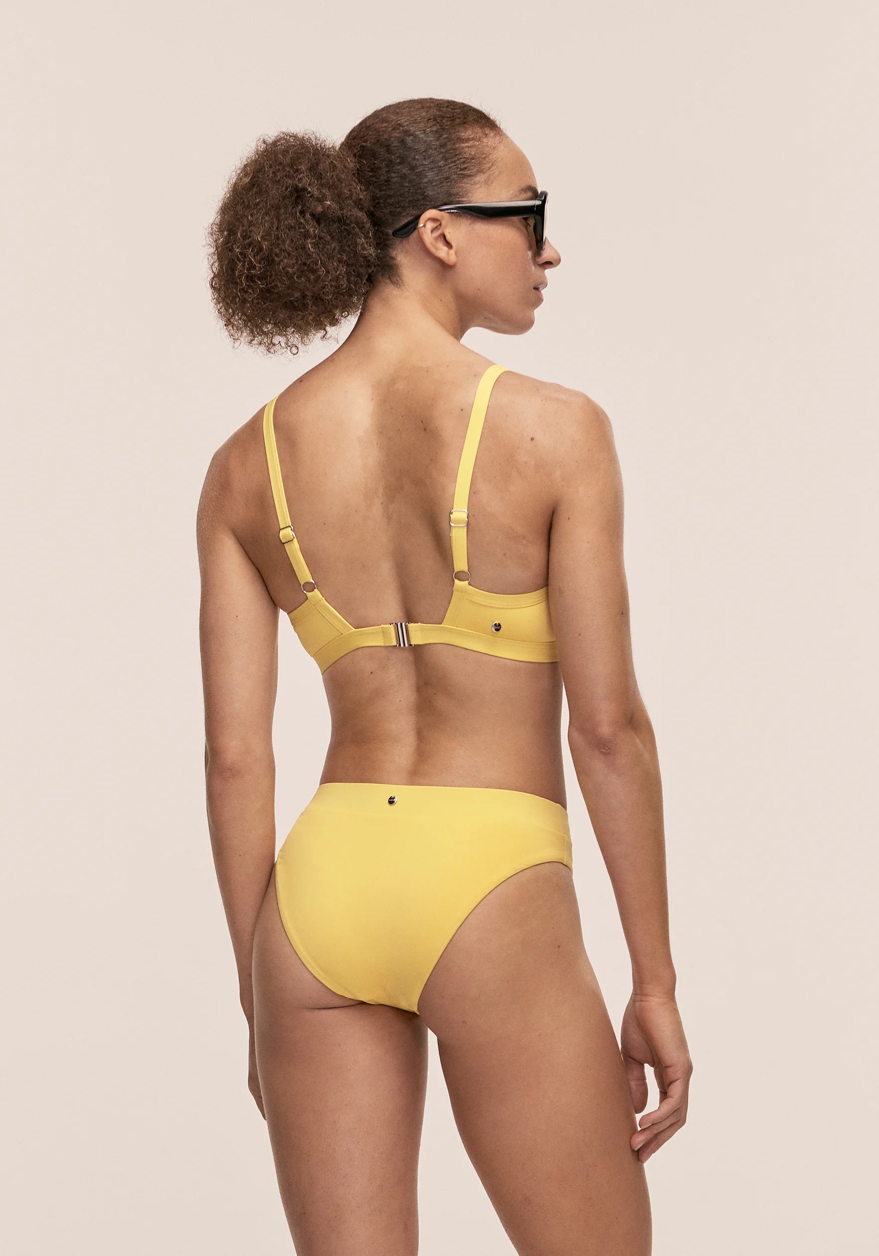 Overlap Bikini Top - Sunflower