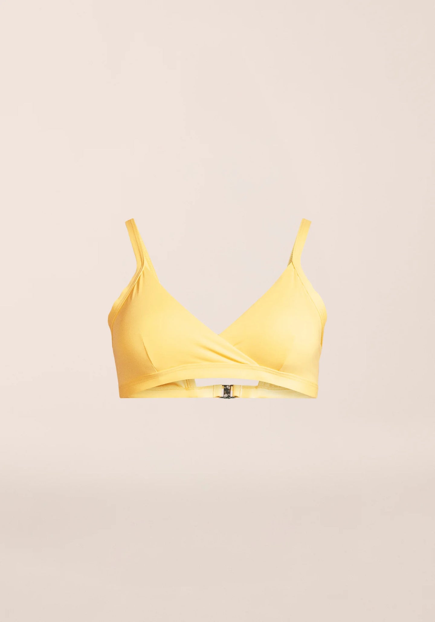 Overlap Bikini Top - Sunflower