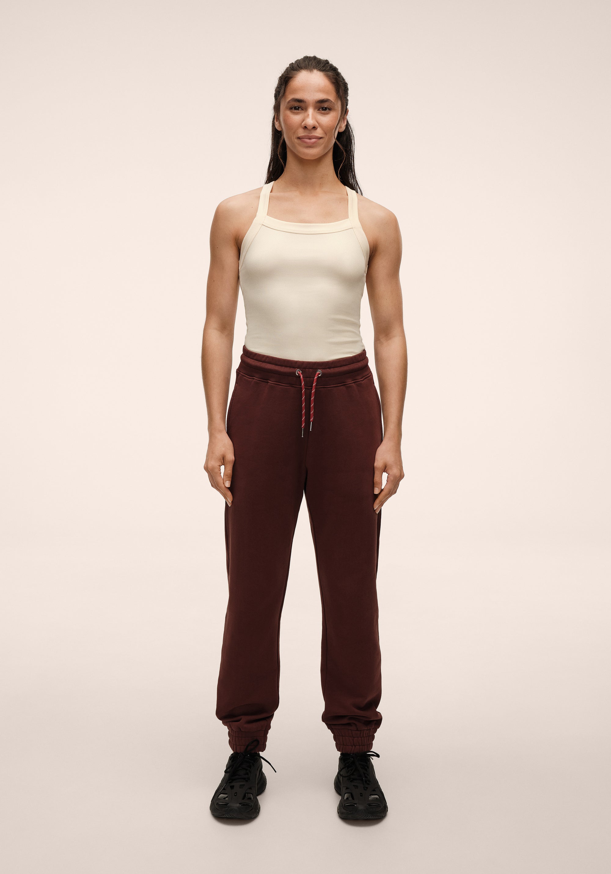 Terry Relaxed Jogger - Dark Brown