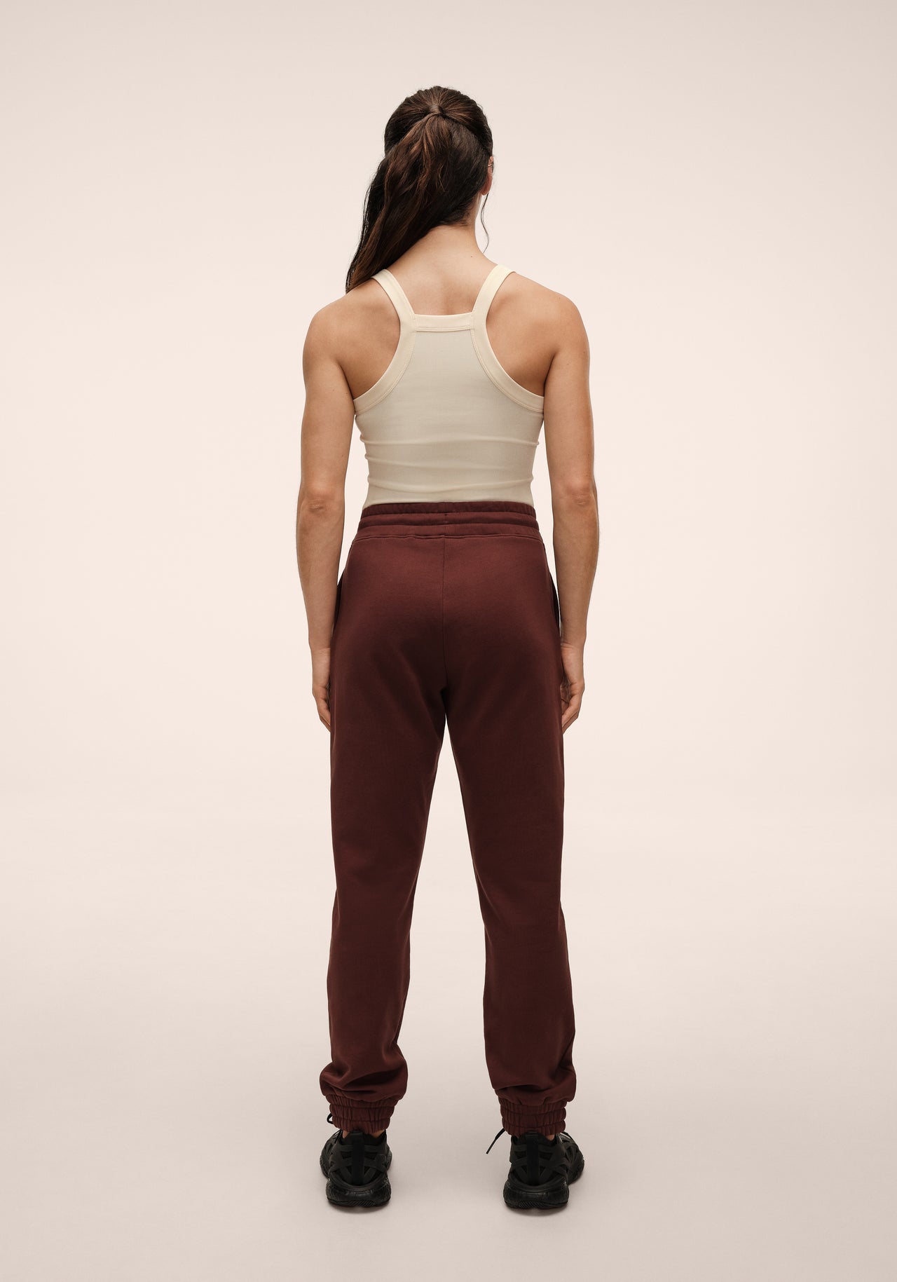 Terry Relaxed Jogger - Dark Brown