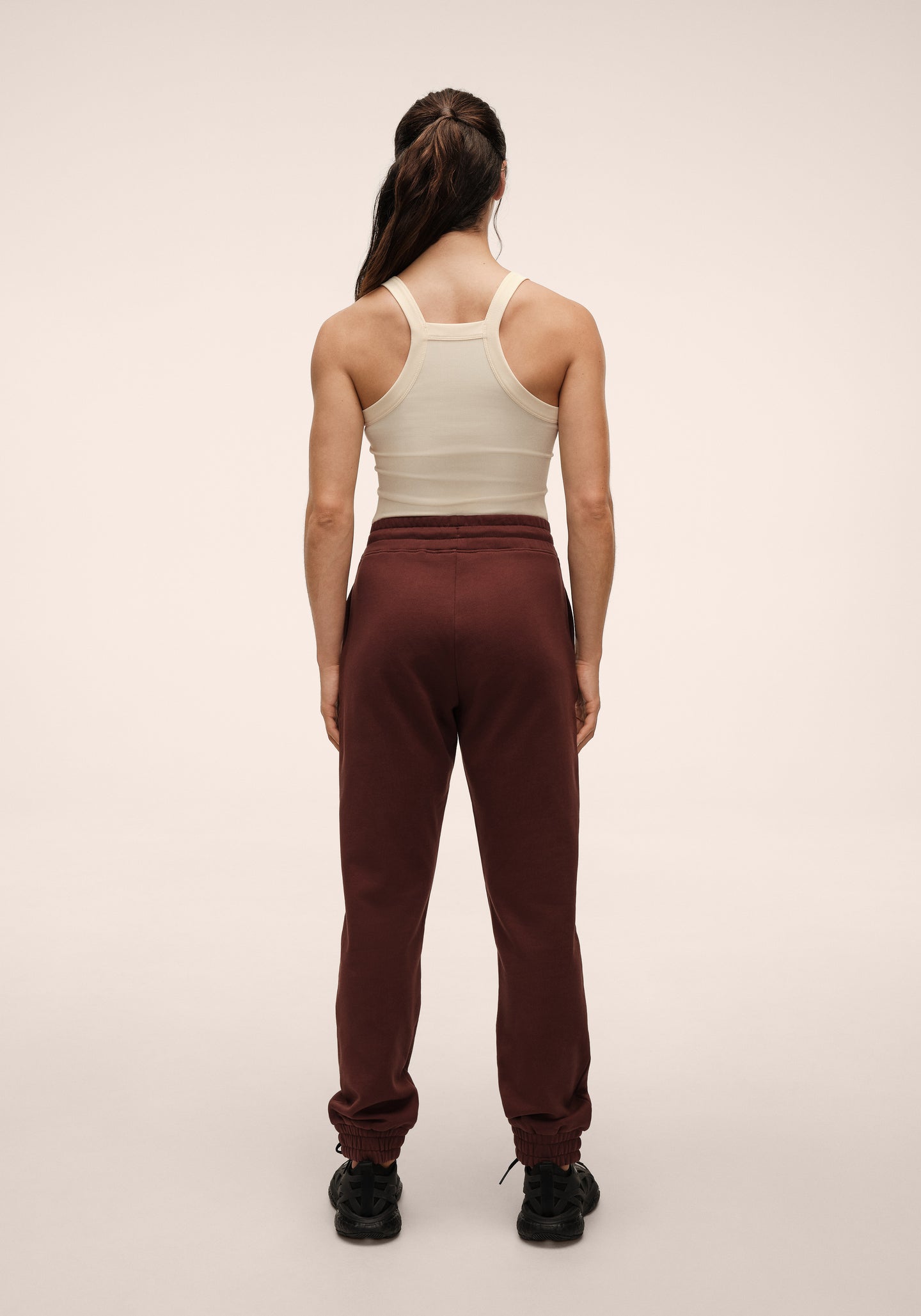 Terry Relaxed Jogger - Dark Brown