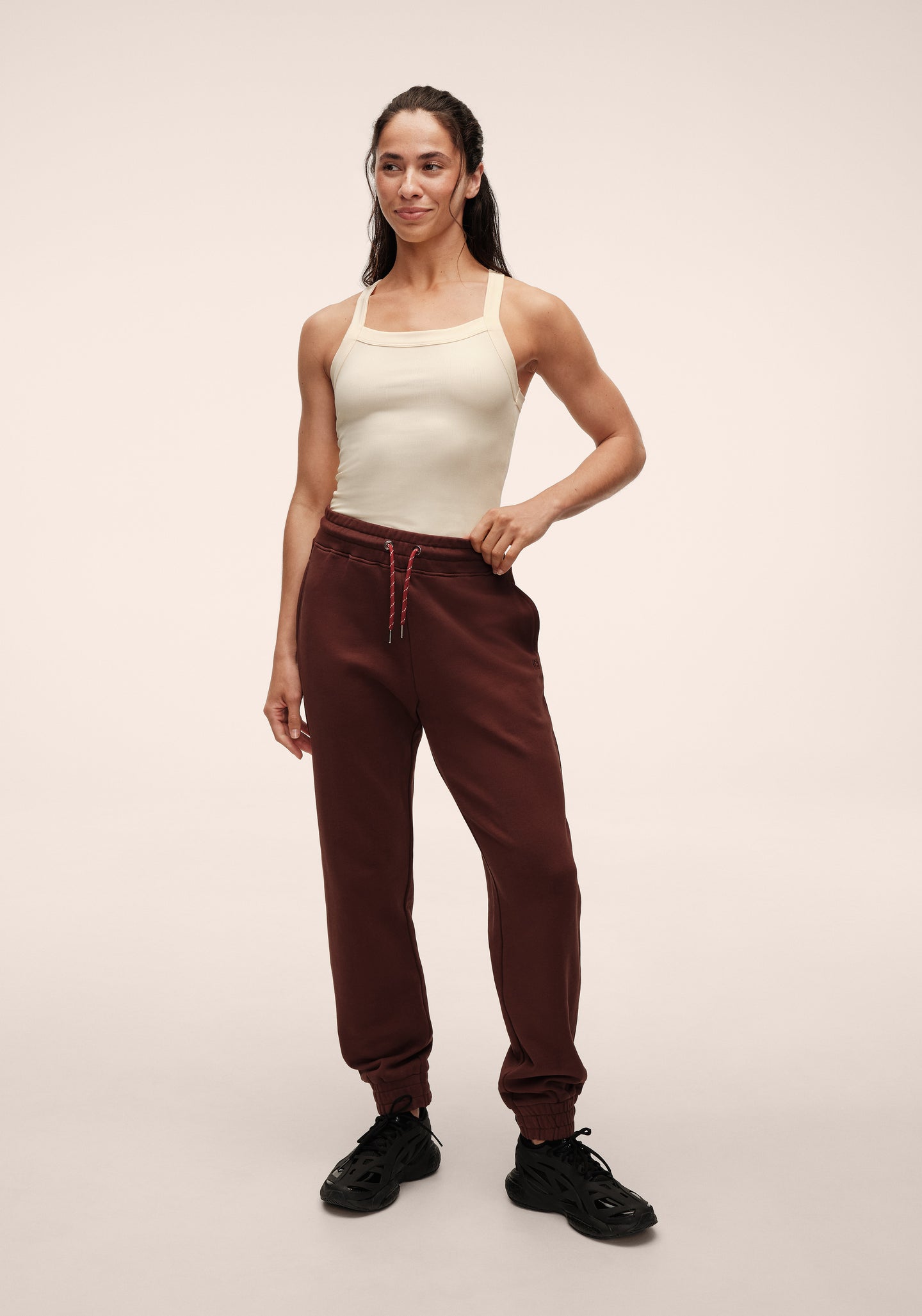 Terry Relaxed Jogger - Dark Brown