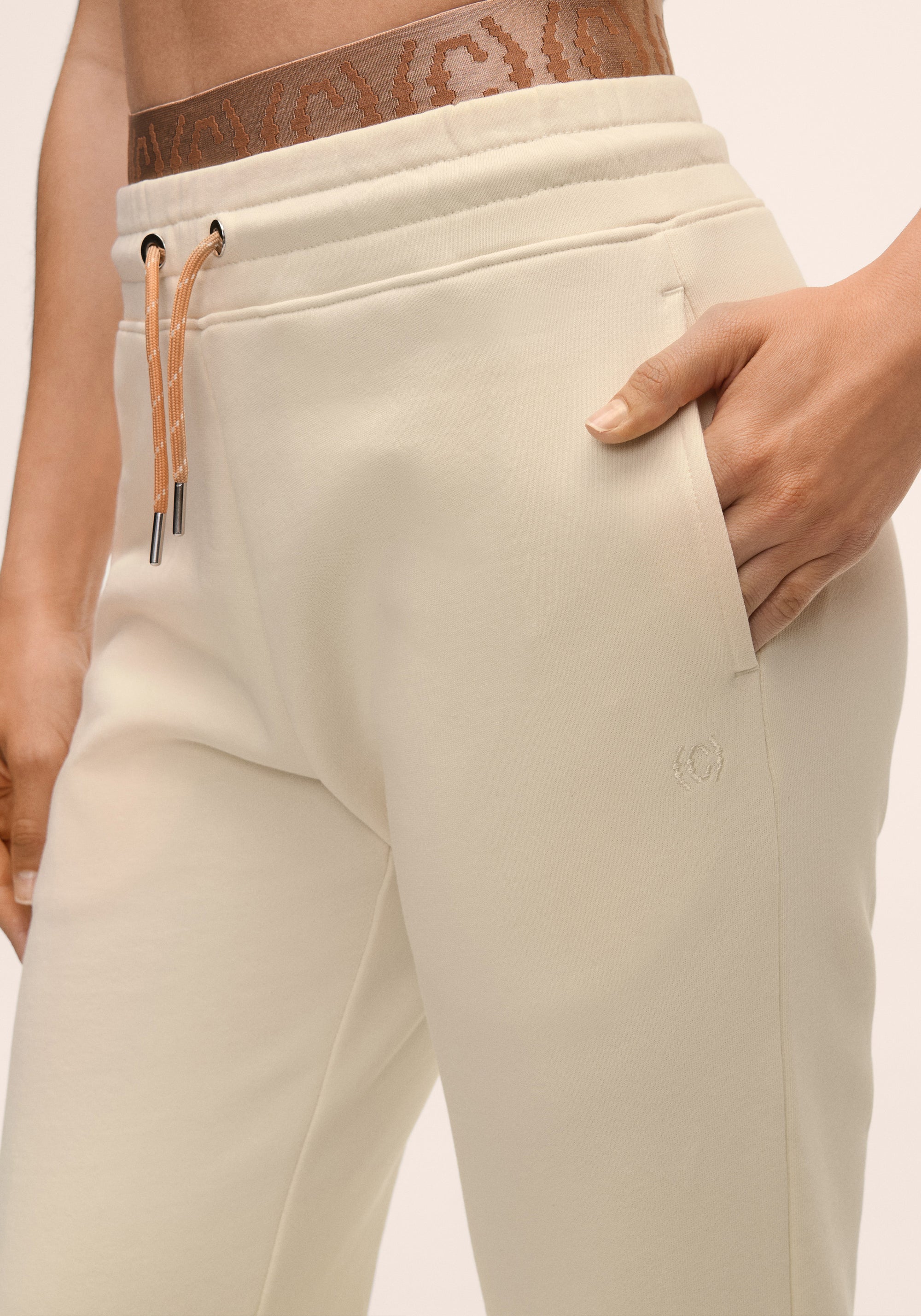 Terry Relaxed Jogger - Cream