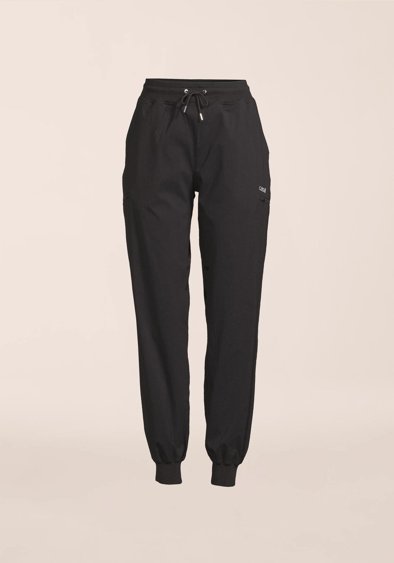 Step Woven Pants - Black