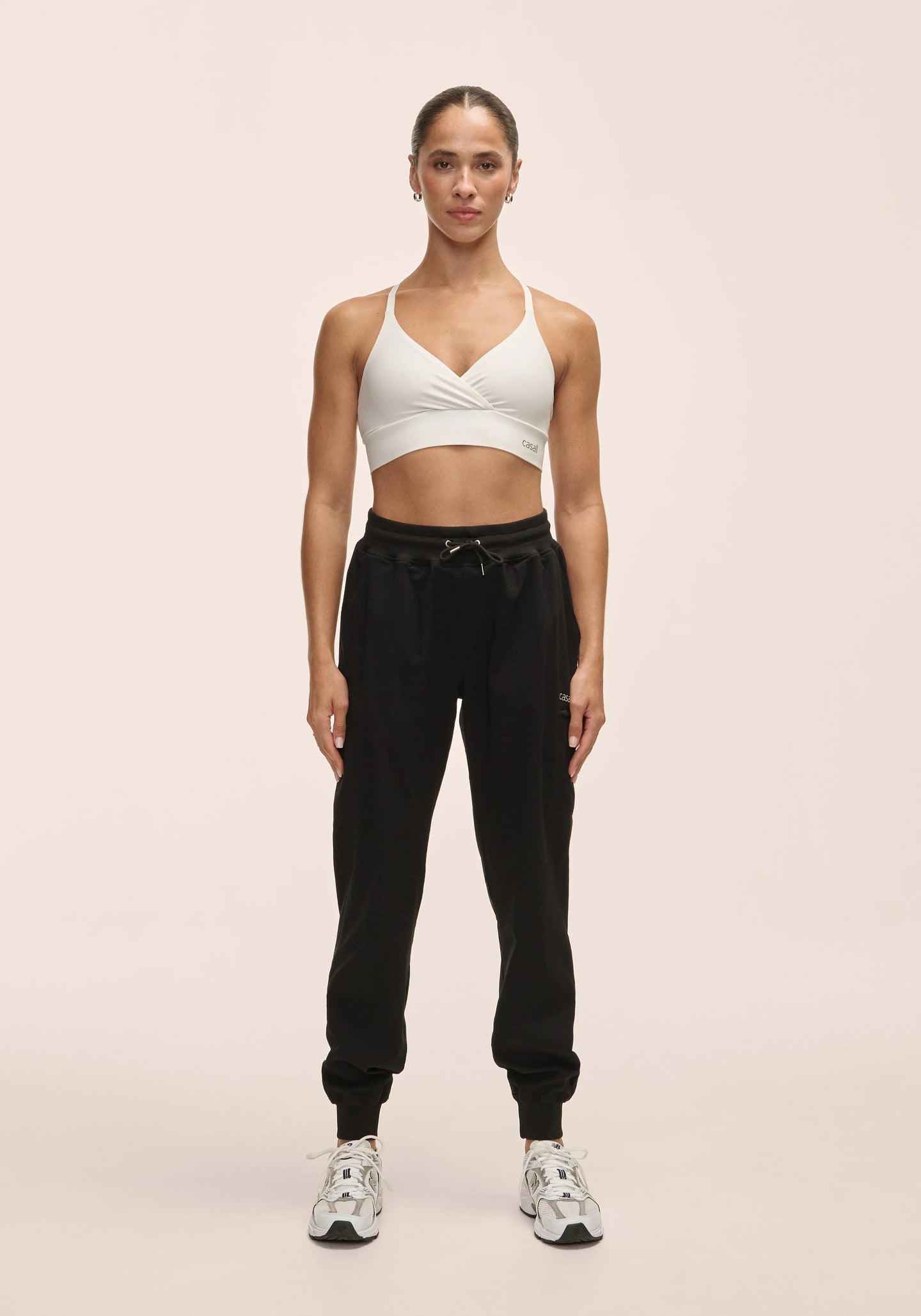Step Woven Pants - Black