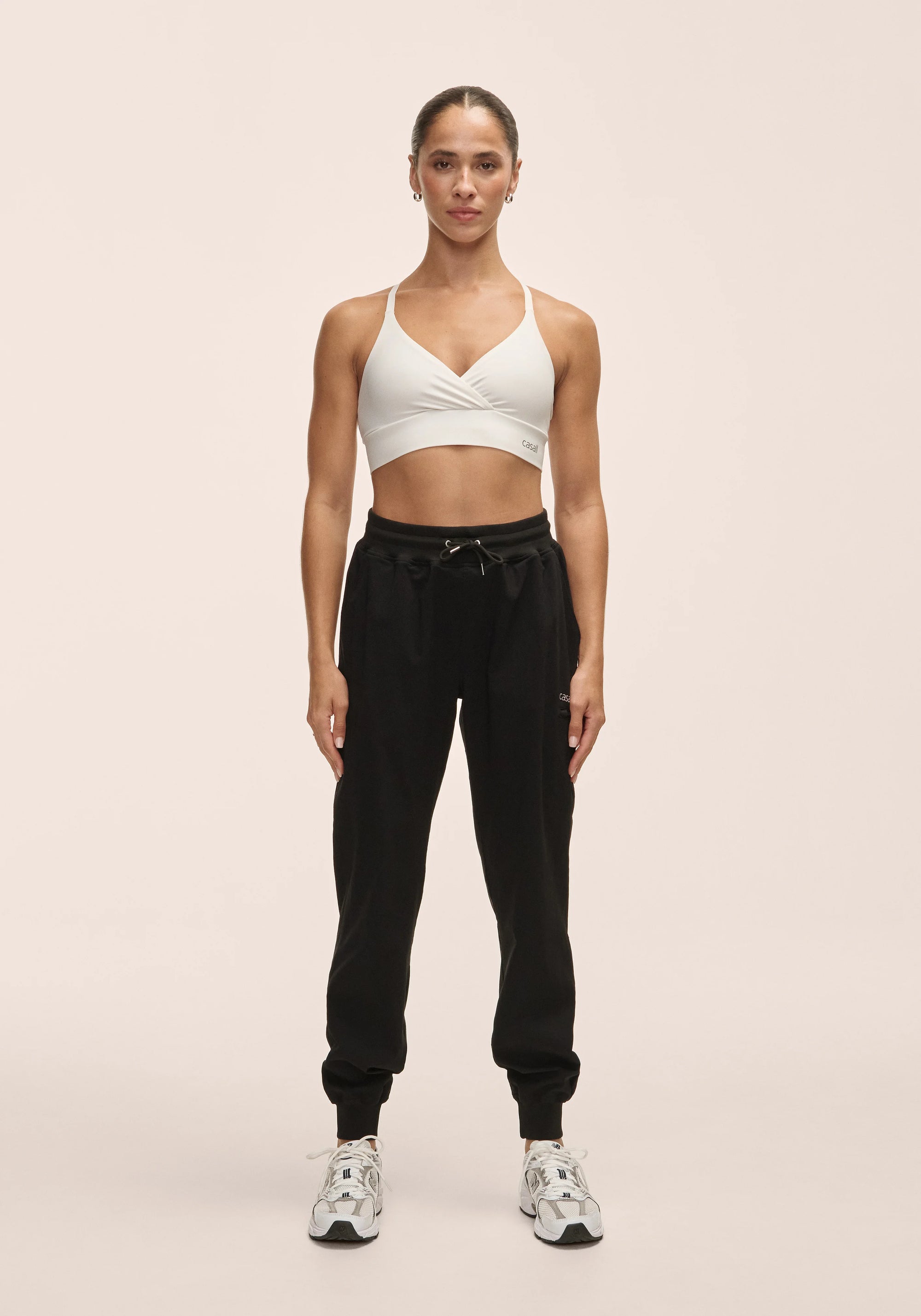 Step Woven Pants - Black