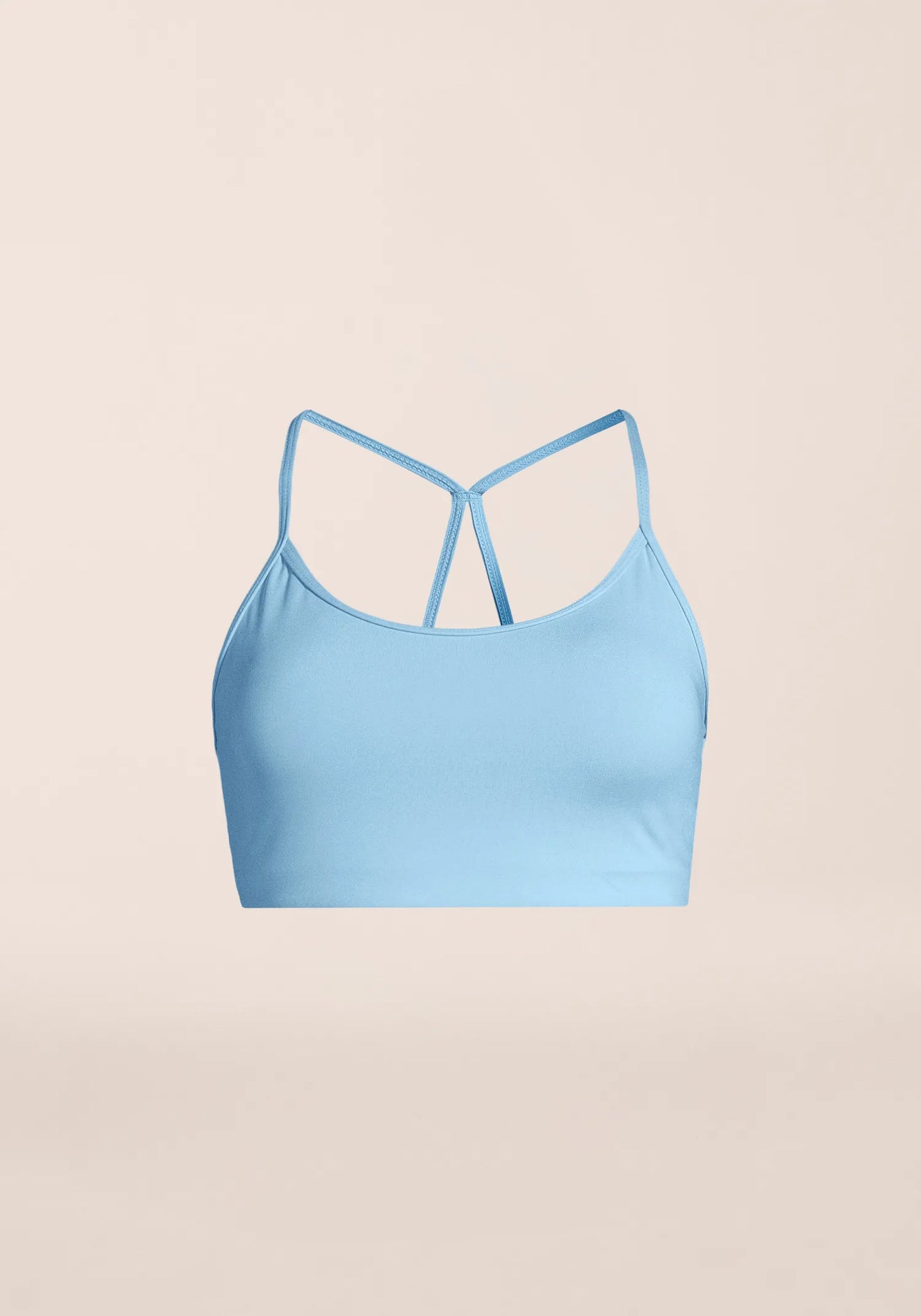Sleek Strappy Sports Bra - Blue Lagoon