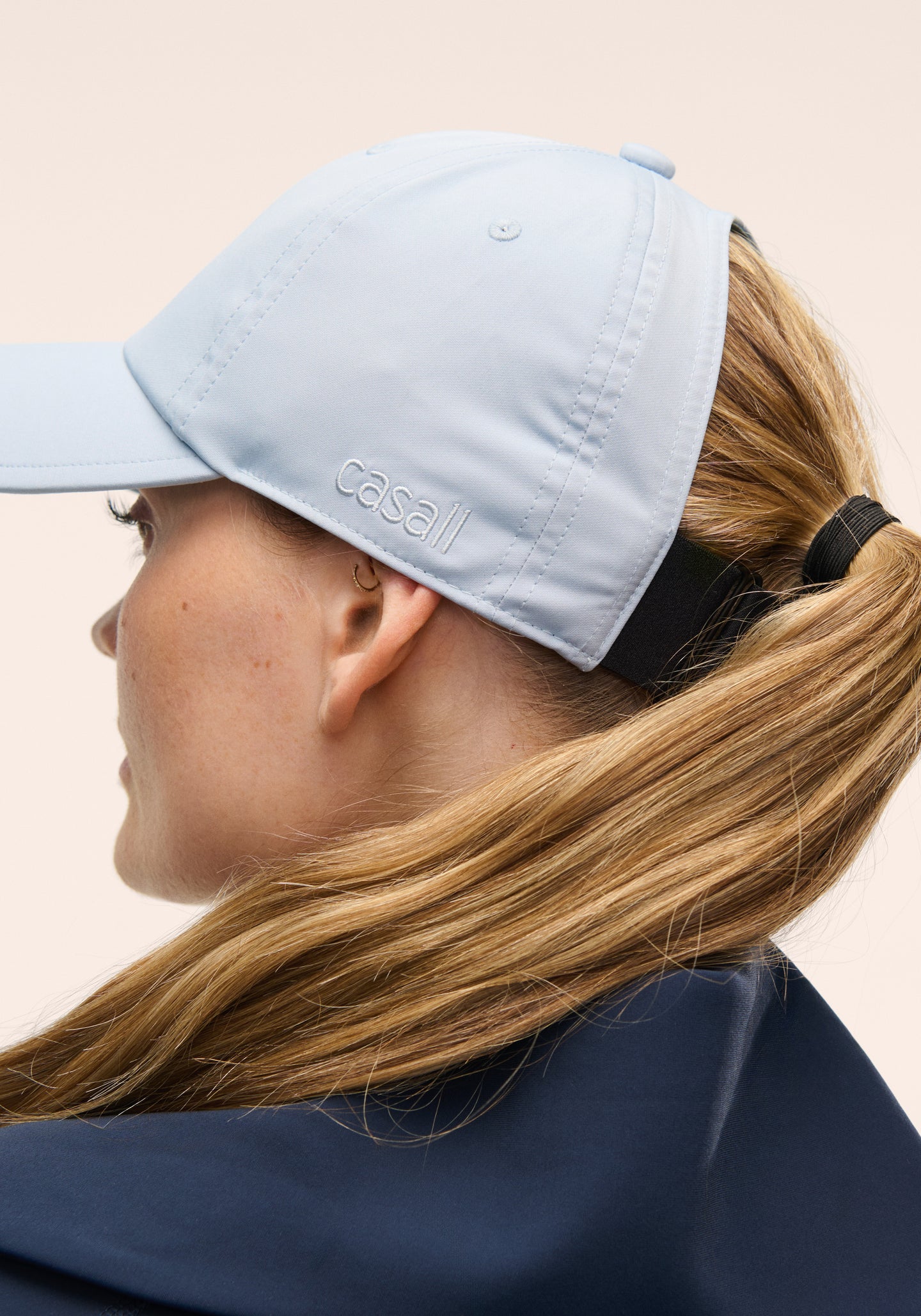 Performance High Ponytail Cap - Aqua Glow