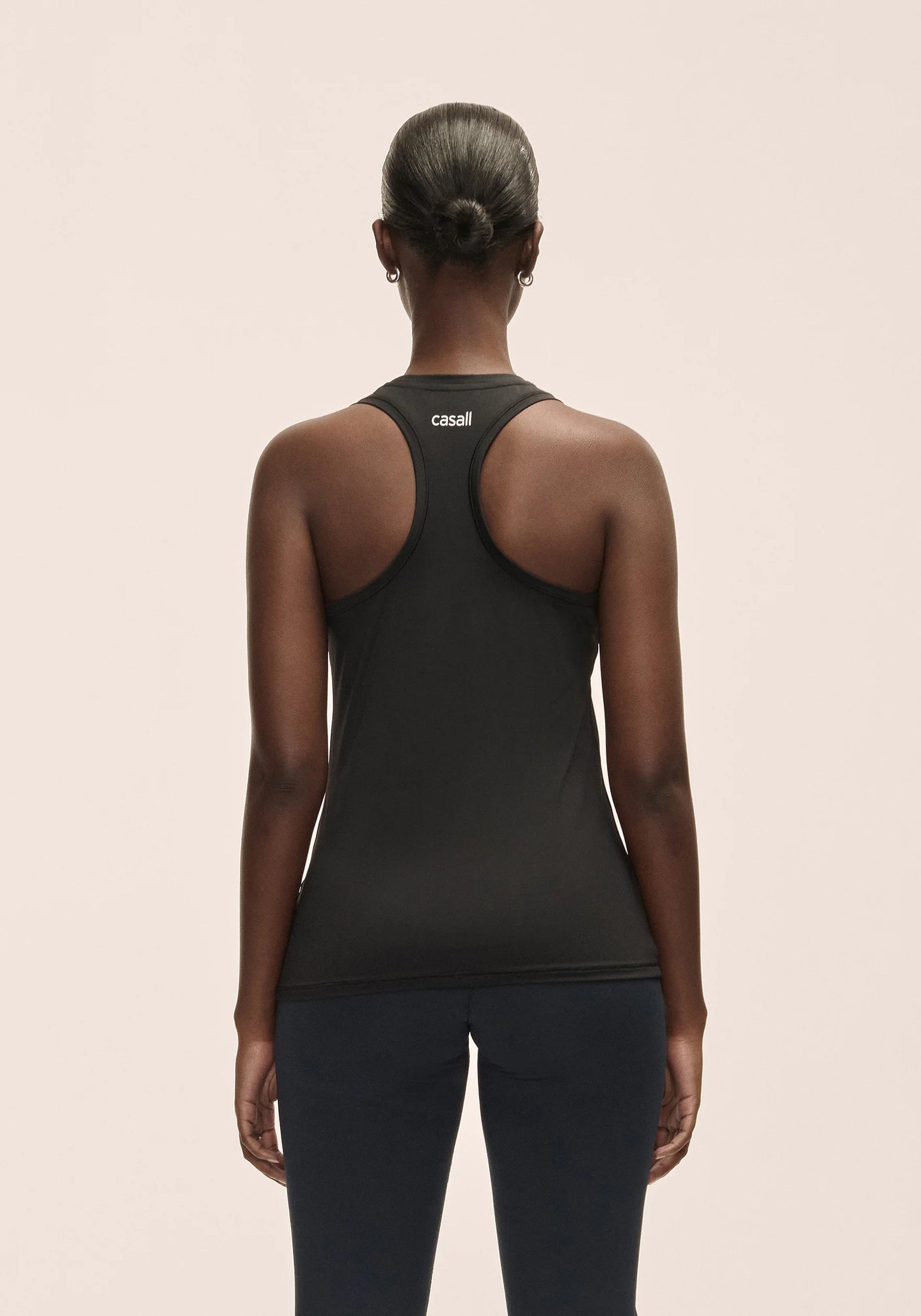 Essential Racerback Tank - Black