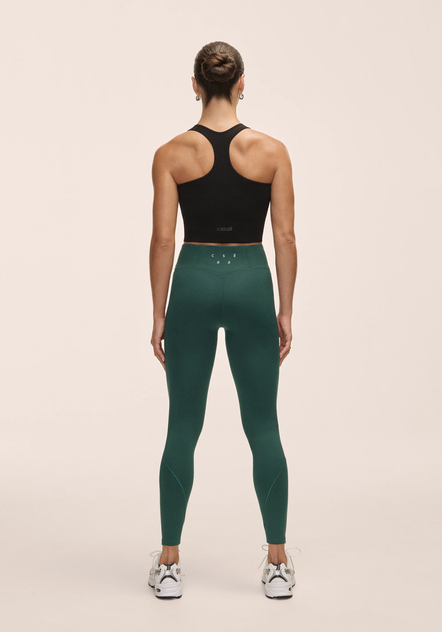 Dynamic High Waist Tights - Dark Pine