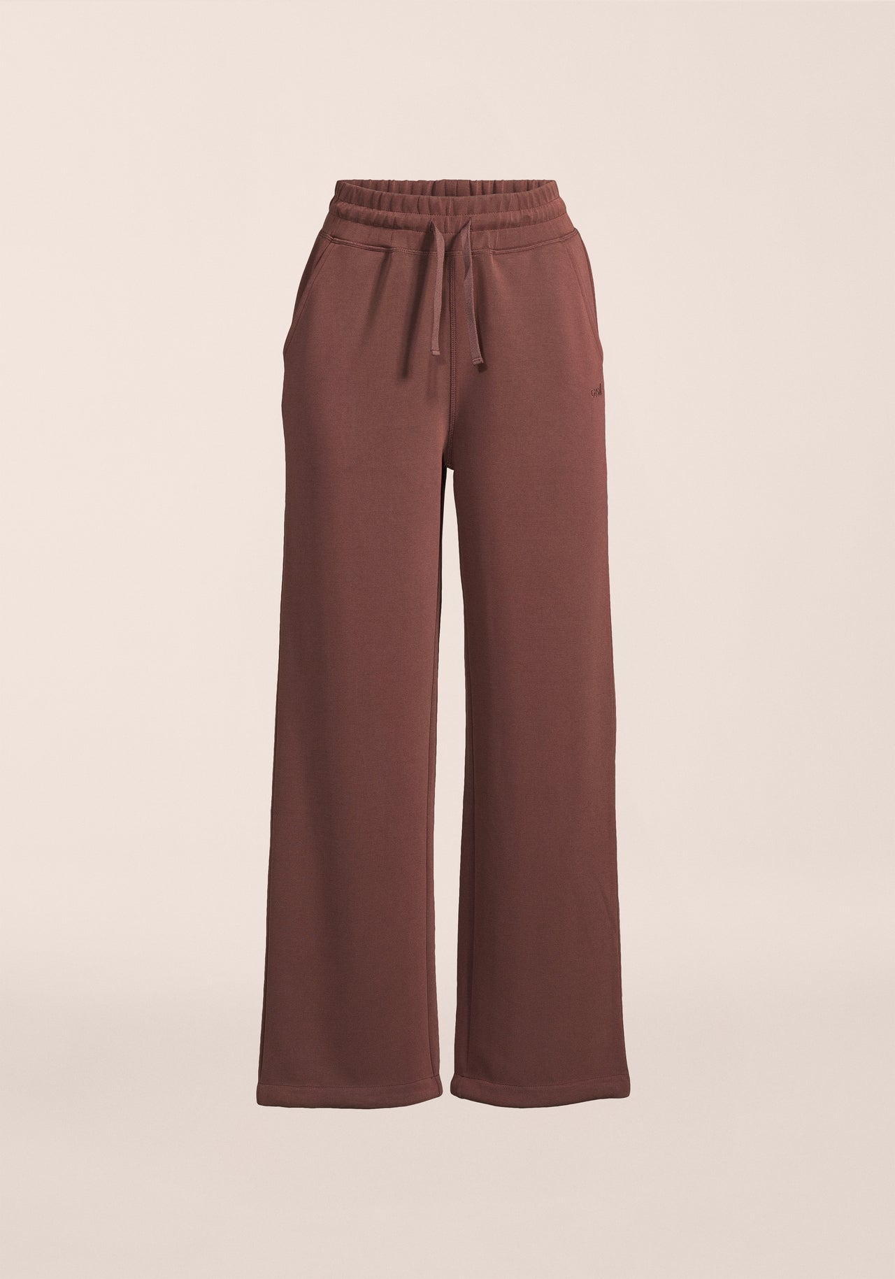 Peachy Straight Leg Jogger - Dark Brown