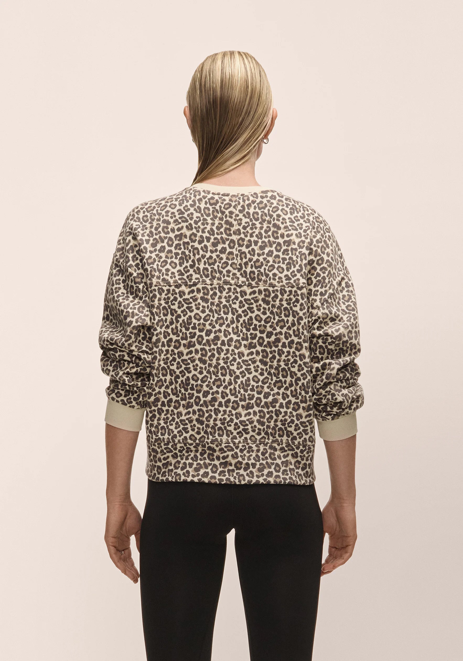 Leo Terry Crew Neck - Leo Print